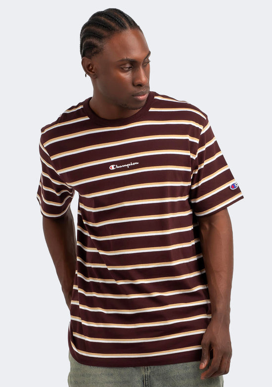 Champion Men's Script Stripe Tee