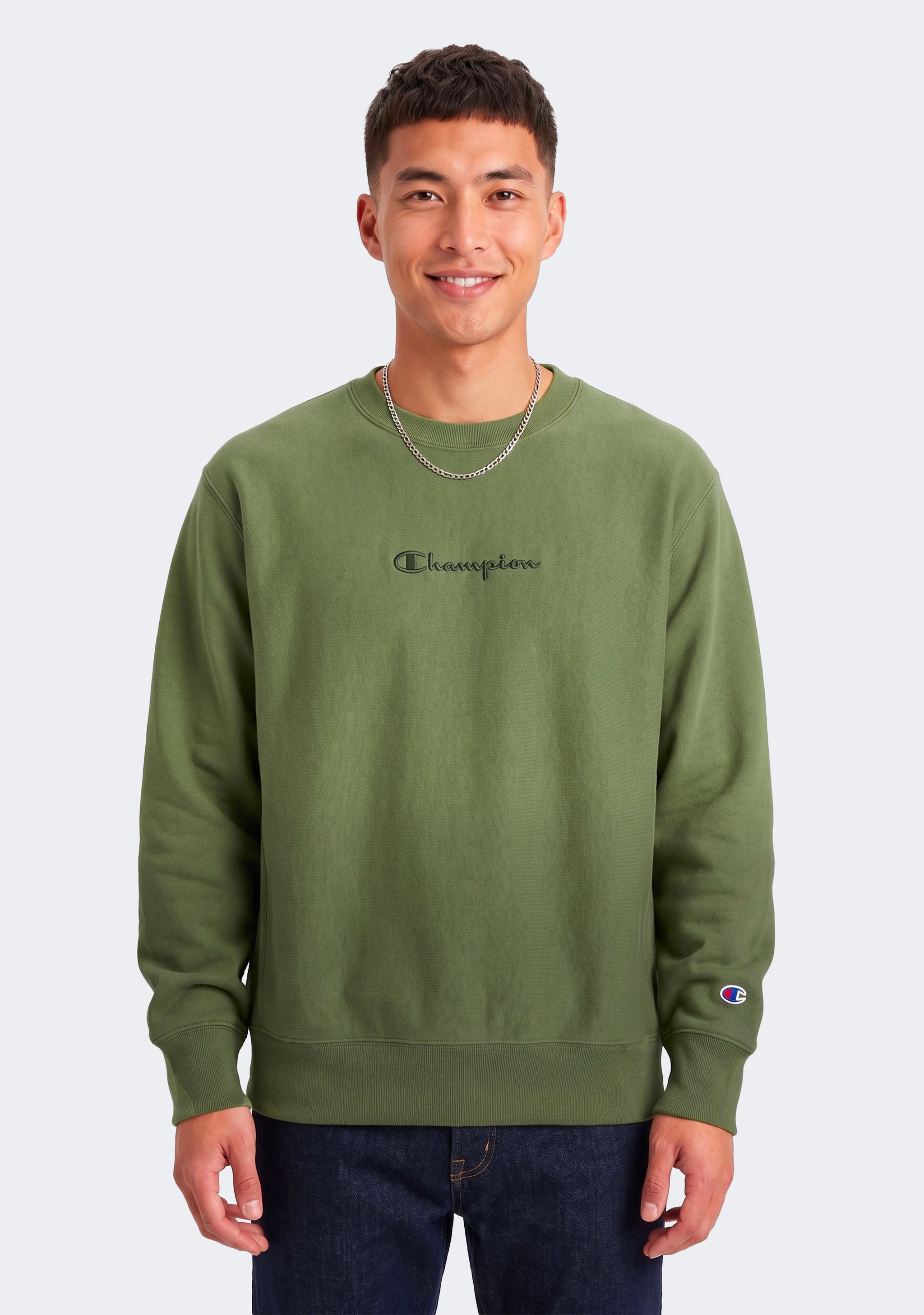Champion Men's Reverse Weave Ombre Crew