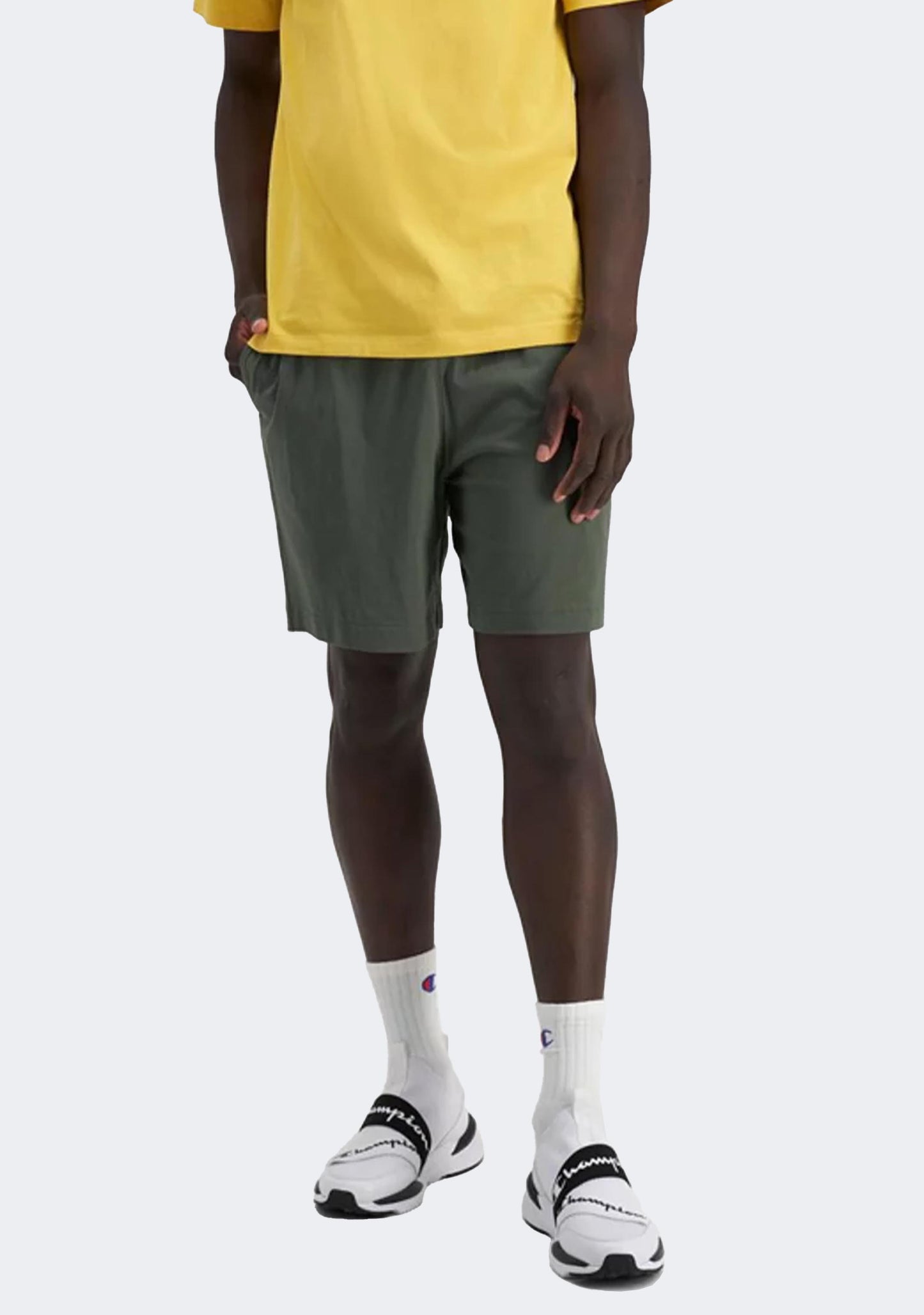 Champion Men's C Logo Jersey Shorts