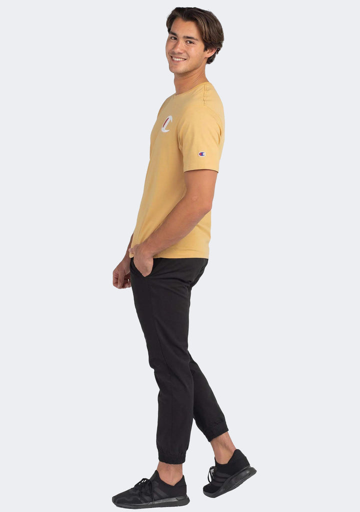 Champion Mens C Logo Short Sleeve Tee