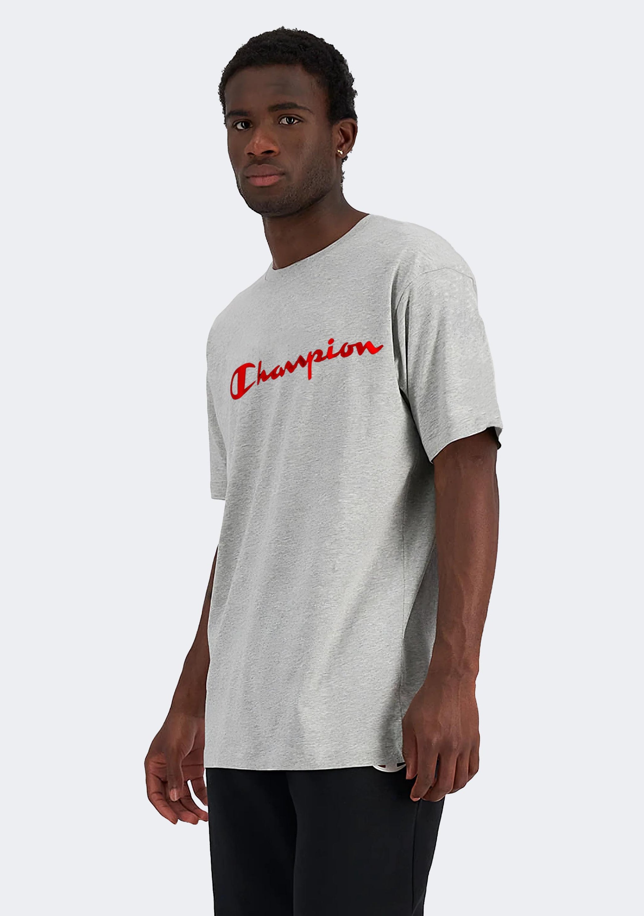 Champion Men's Foil Logo Tee Grey