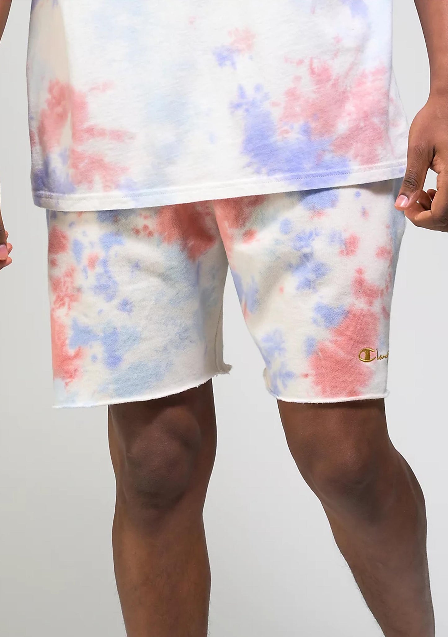 Champion Men's Jersey Sunwash Lightweight Fleece Shorts