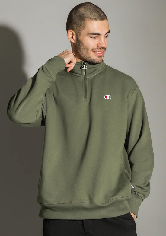 Champion Men's Reverse Weave Terry Quarter Zip