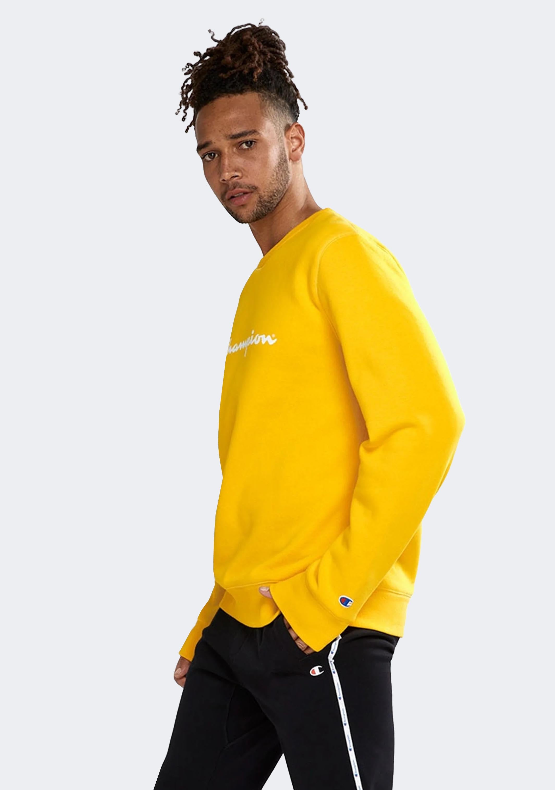 Champion Men’s Script Crew Mango