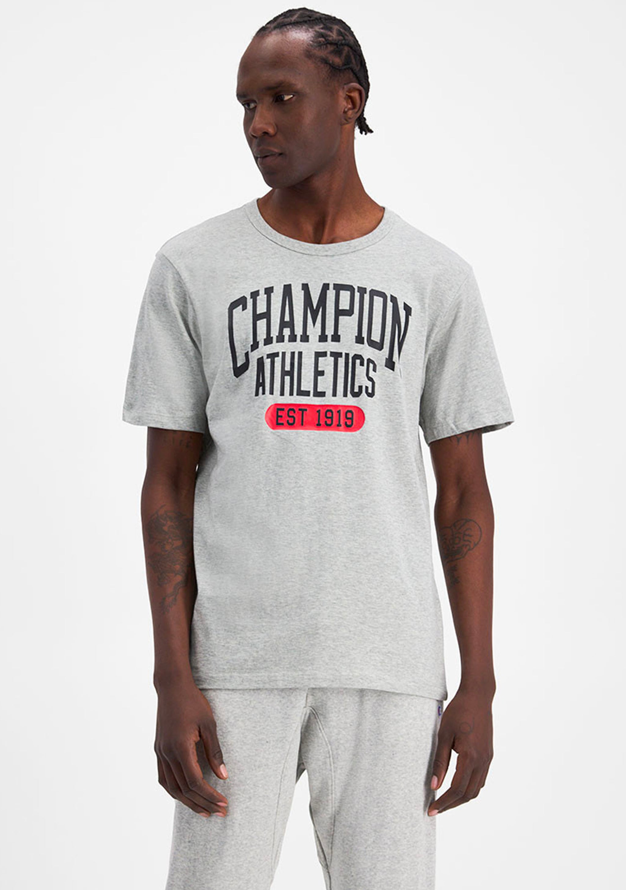 Champion Men's SPS Graphic Print Tee Grey