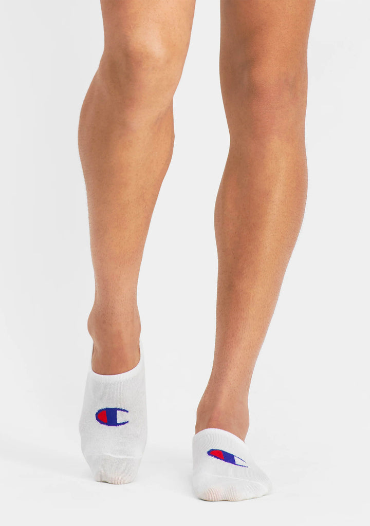 Champion Men's 3 Pack SPS C Logo Sneaker Socks