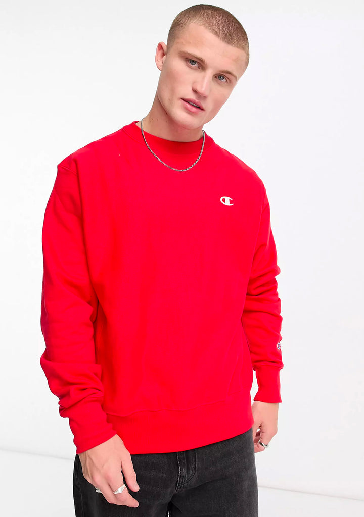 Champion Men's Reverse Weave Small C-Logo Crew