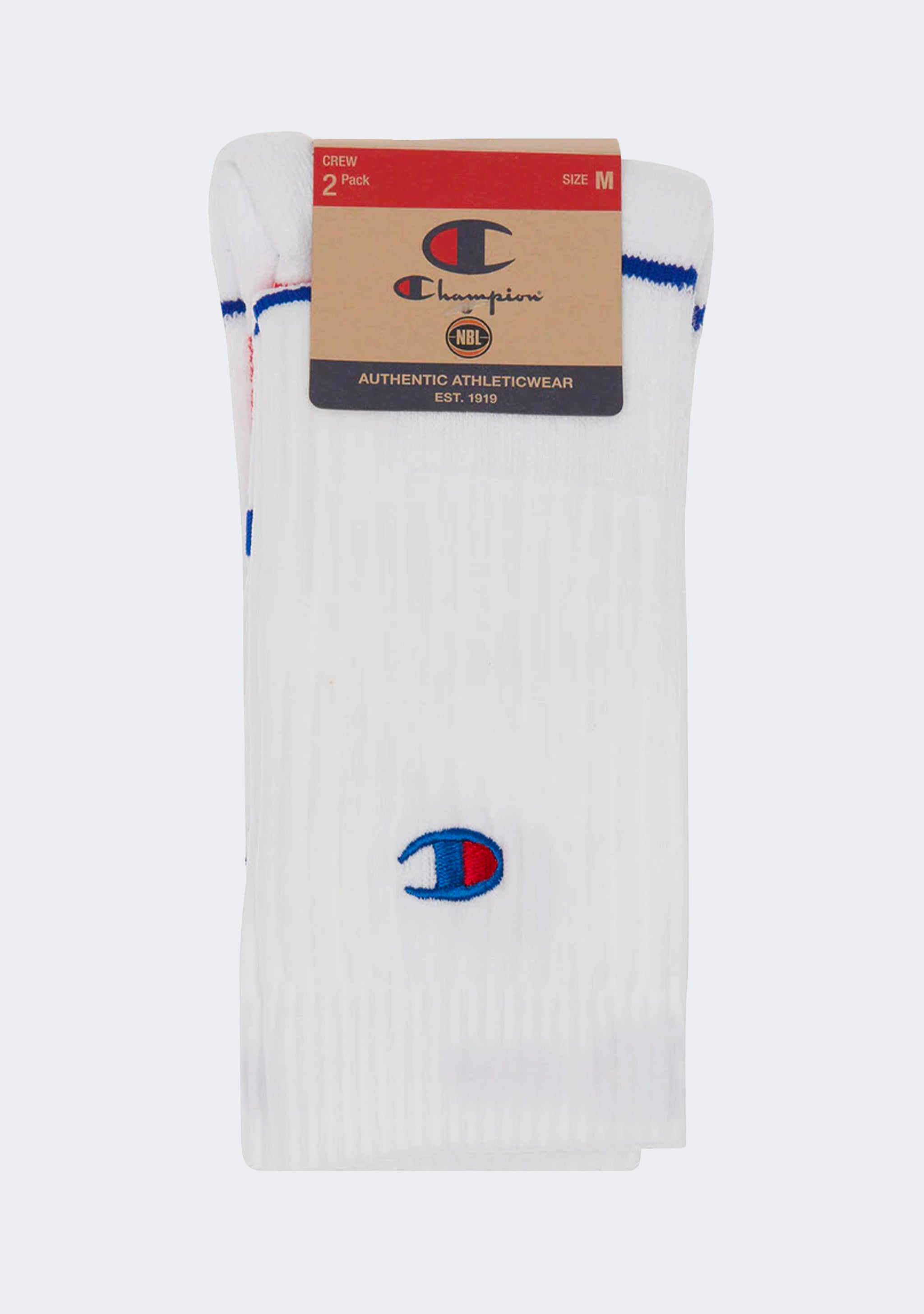 Champion Men's NBL Quarter Crew 2 Pack