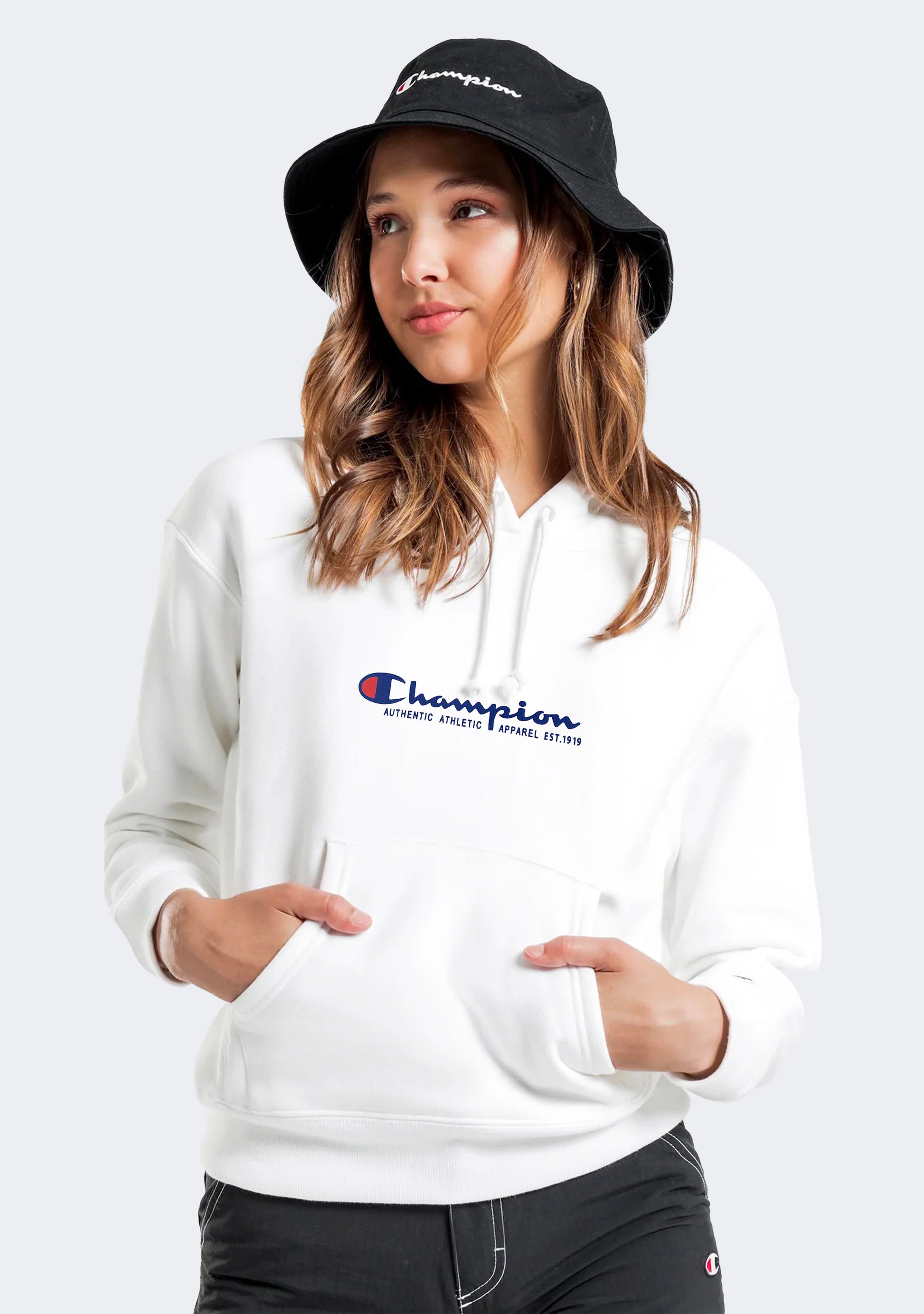 Champion Women's French Terry Script Hoodie