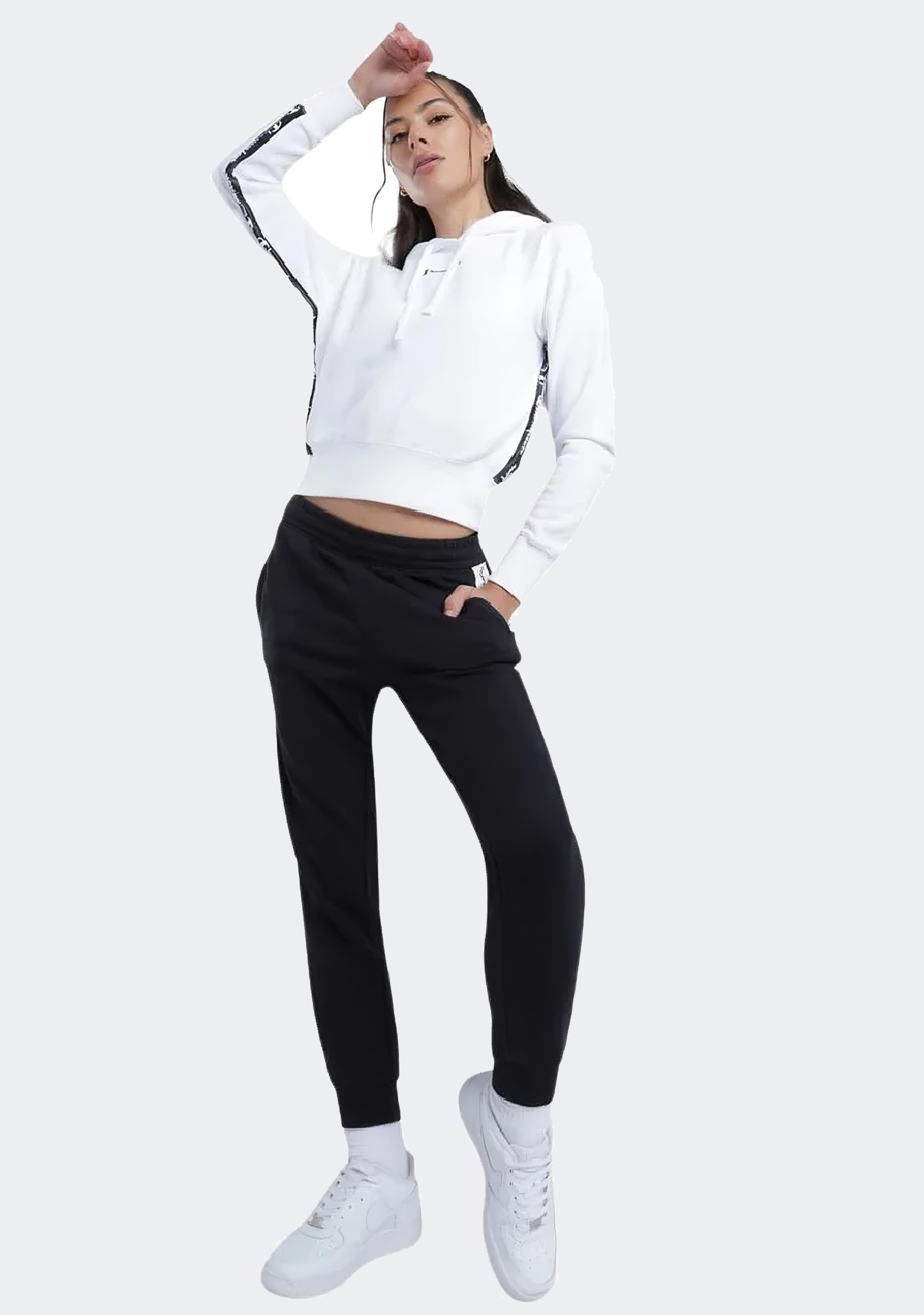 Champion Womens EU Rochester Tape Hoodie
