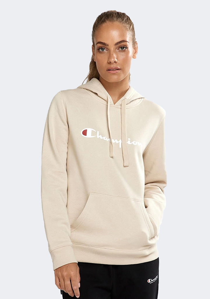 Champion Women’s Script Hoodie Cream