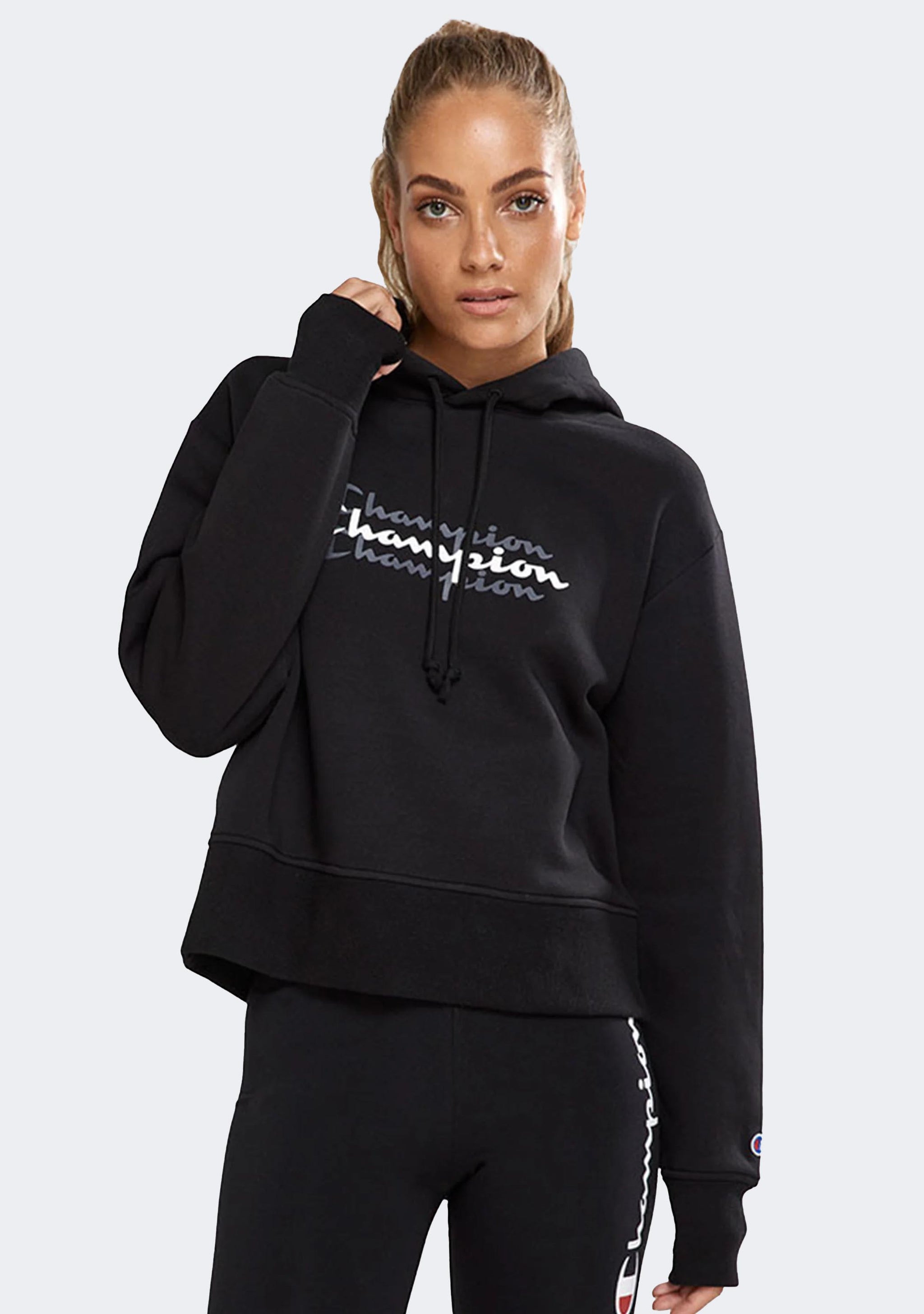 Champion Womens Sporty Graphic Hoodie