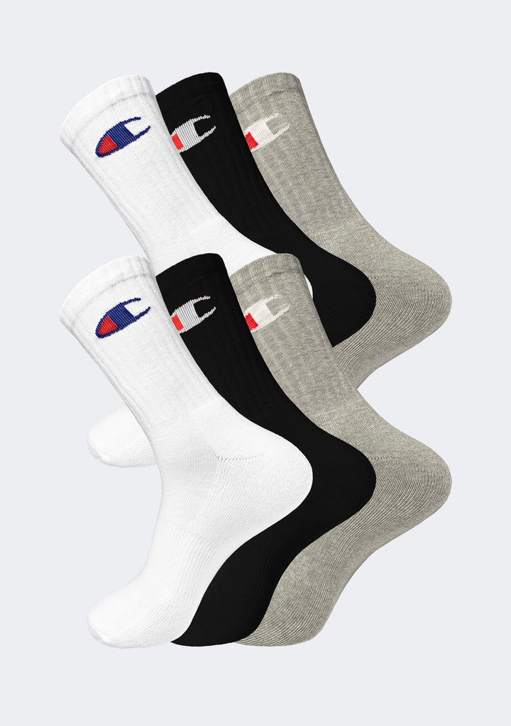 Champion Adults 3 Pack Gift Crew Socks