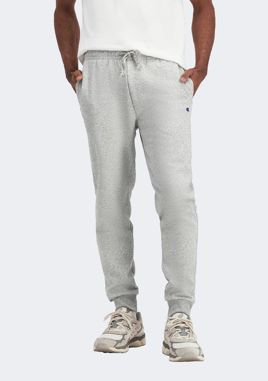 Champion Men's Skinny C Logo Fleece Trackpant