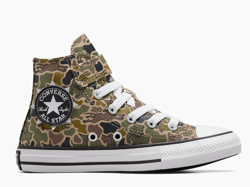 Converse Chuck Taylor All Star Youth Camo High Top A04757C Jim Kidd Sports
