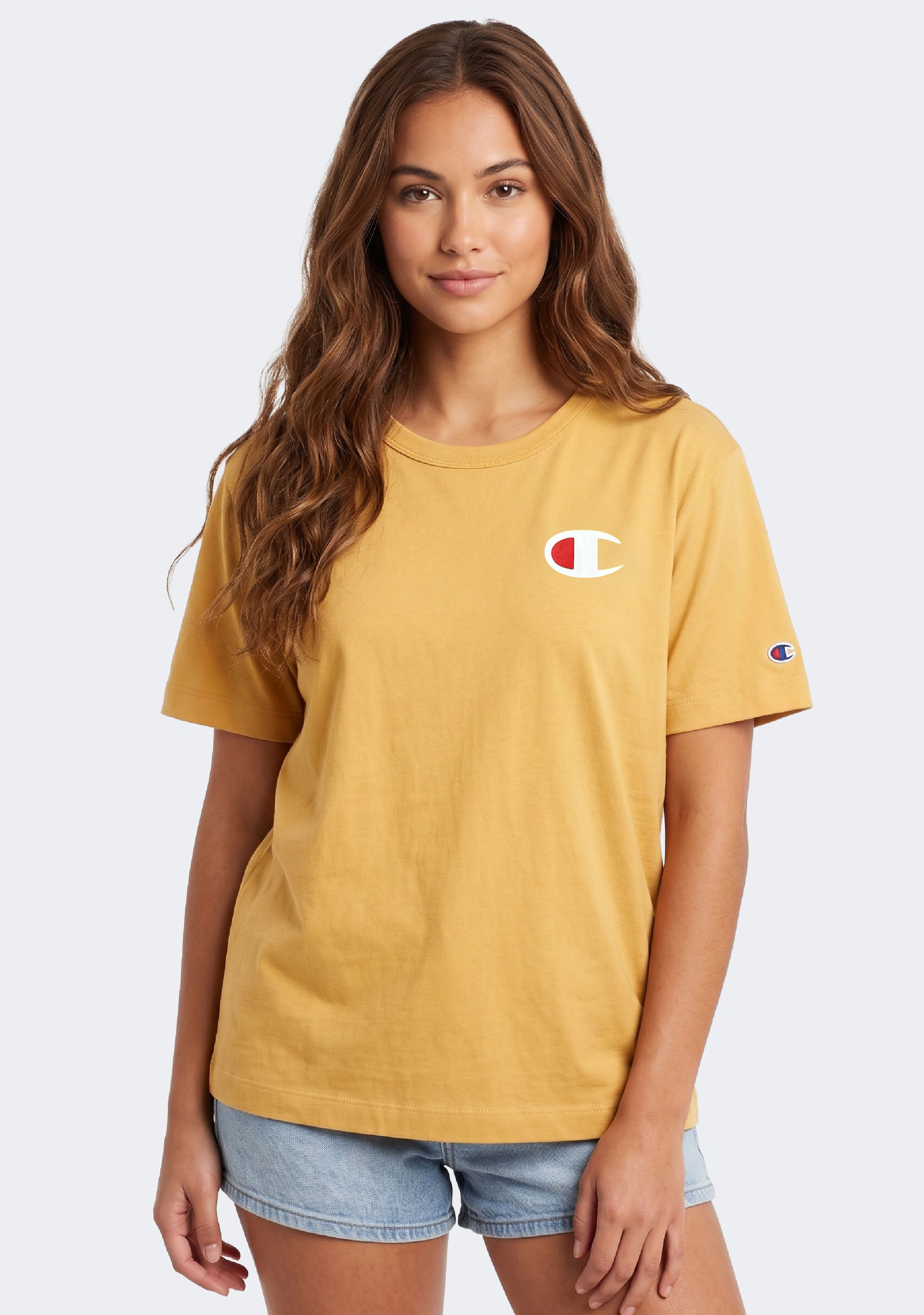 Champion Women's C Logo Boxy Tee