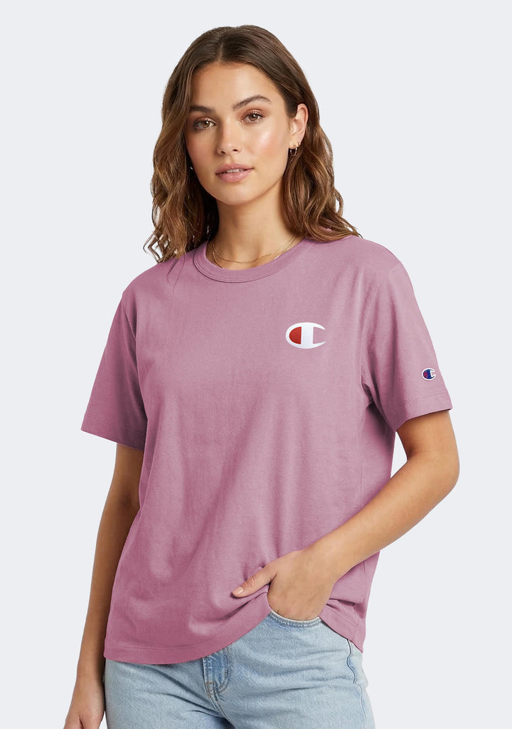 Champion Women's C Logo Boxy Tee