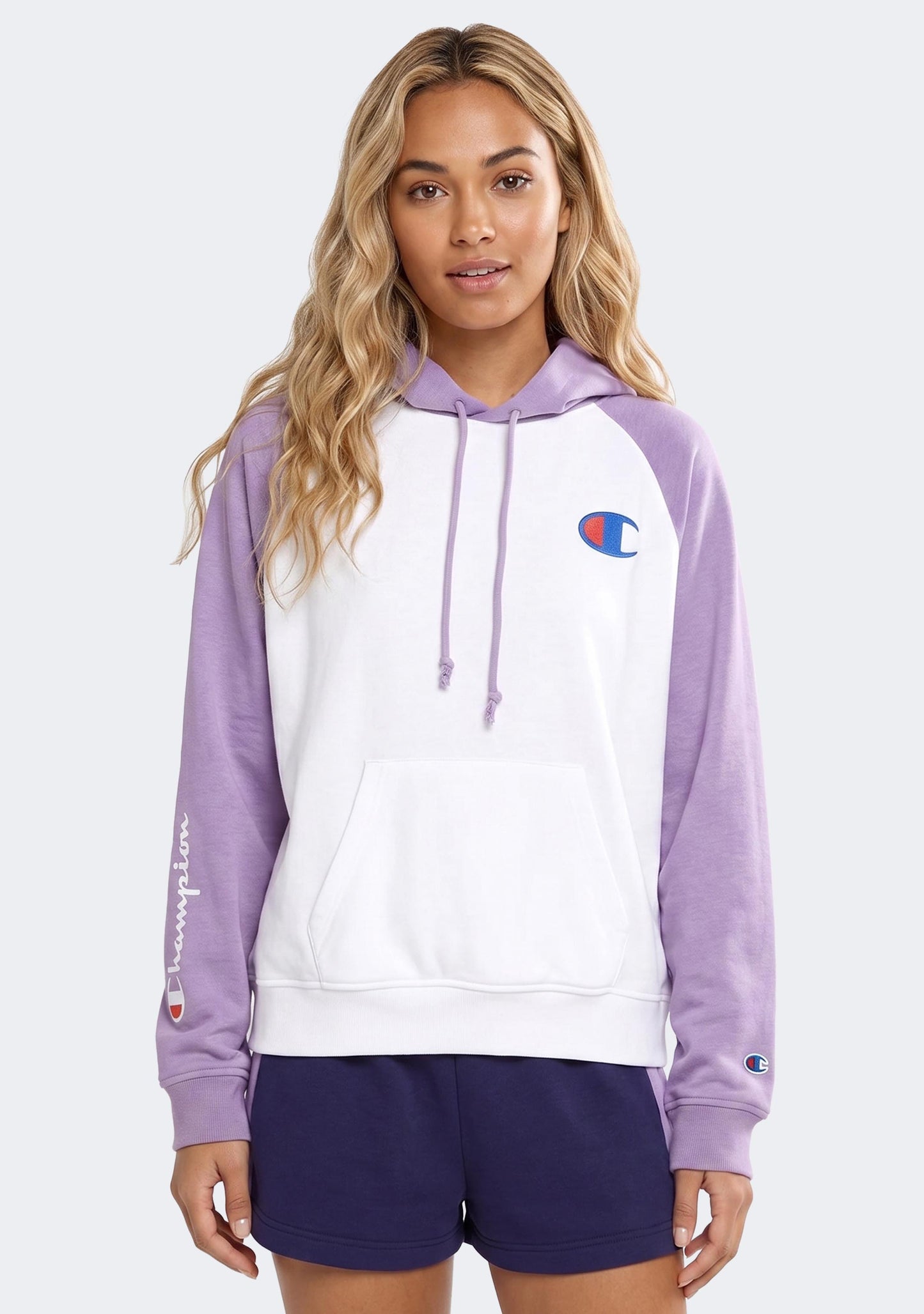 Champion Women’s French Terry Colour Block Hoodie