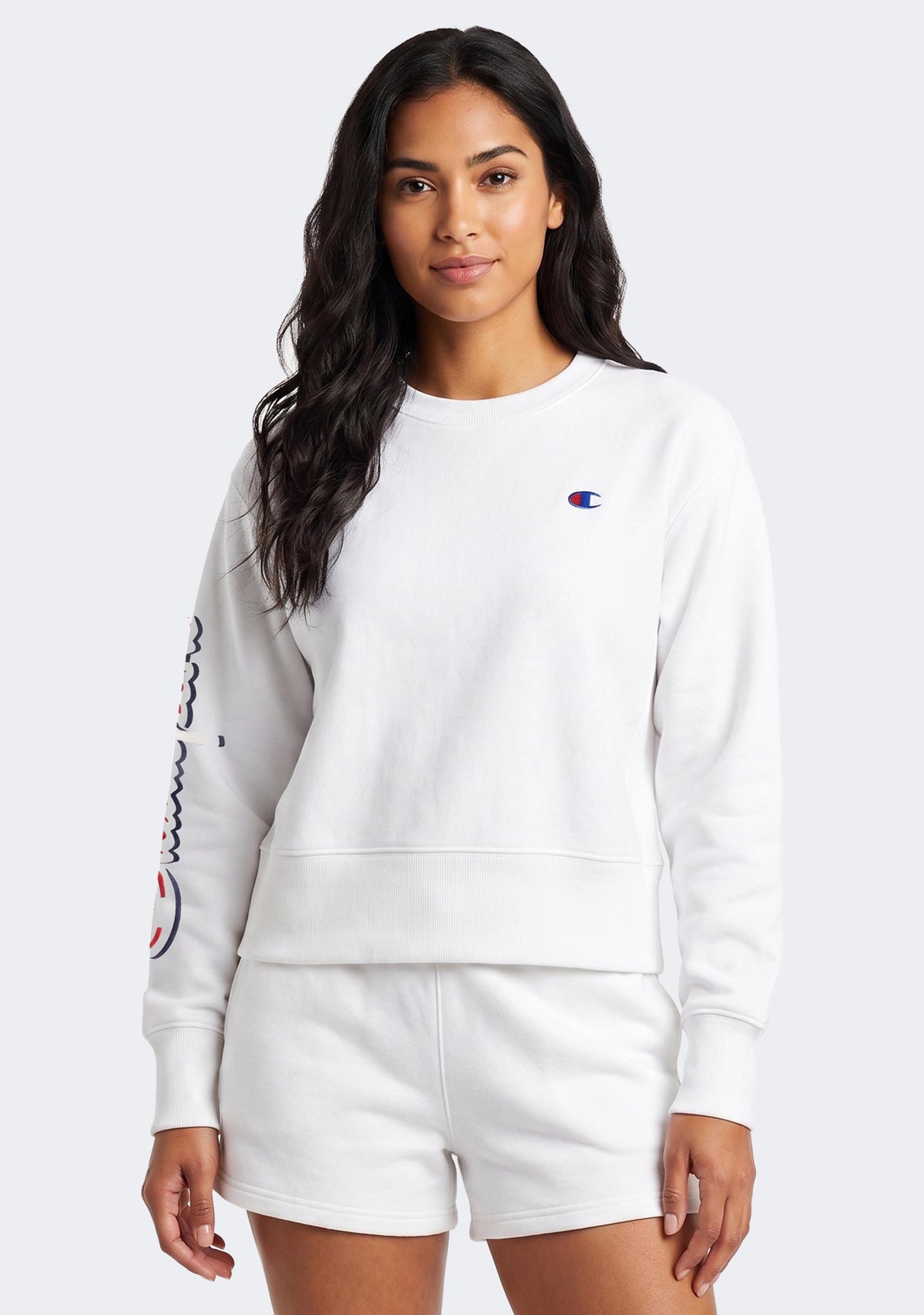 Champion Women's SPS Graphic Crop Pullover