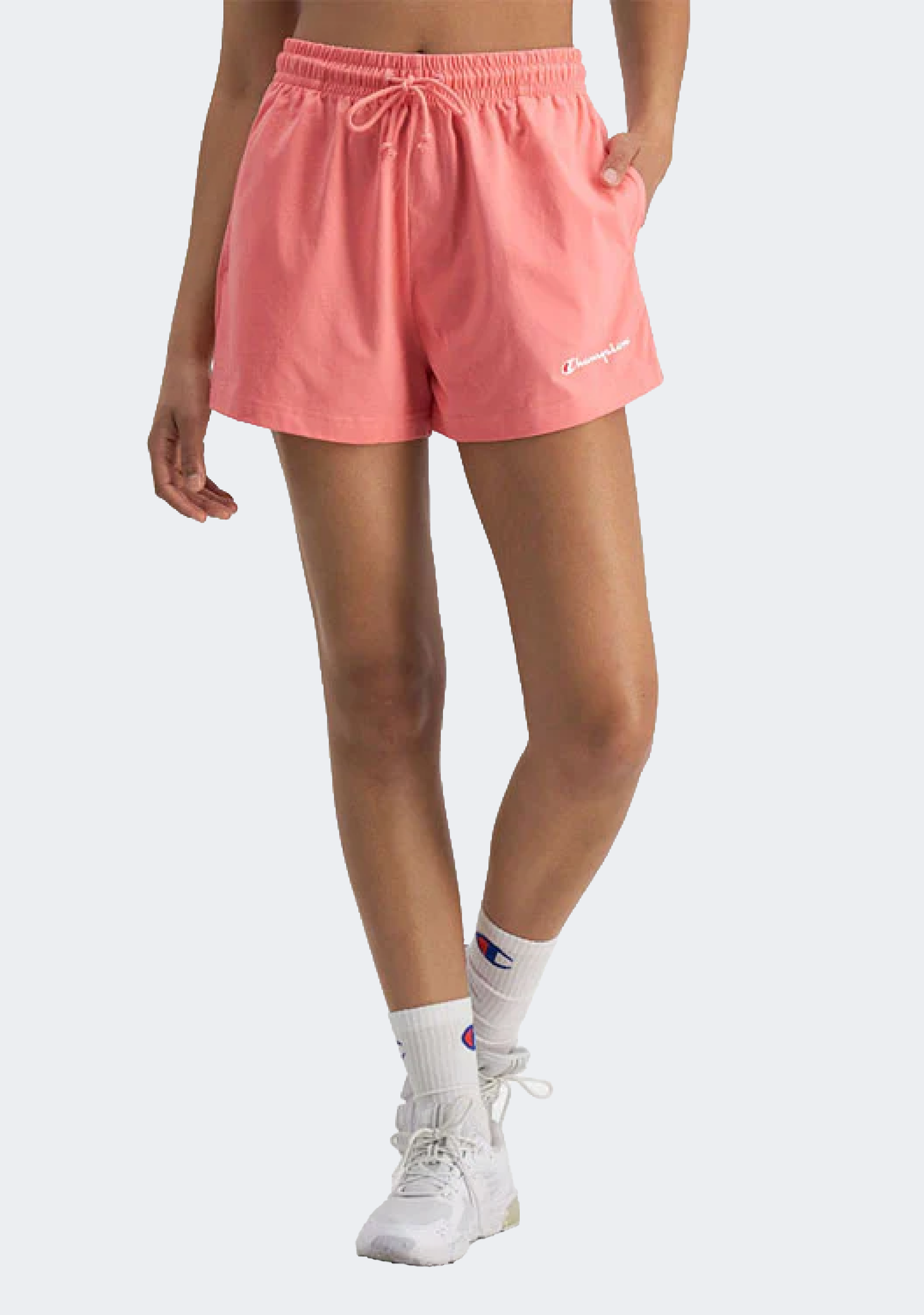 Champion Women's Jersey Hi-Waist Script Short