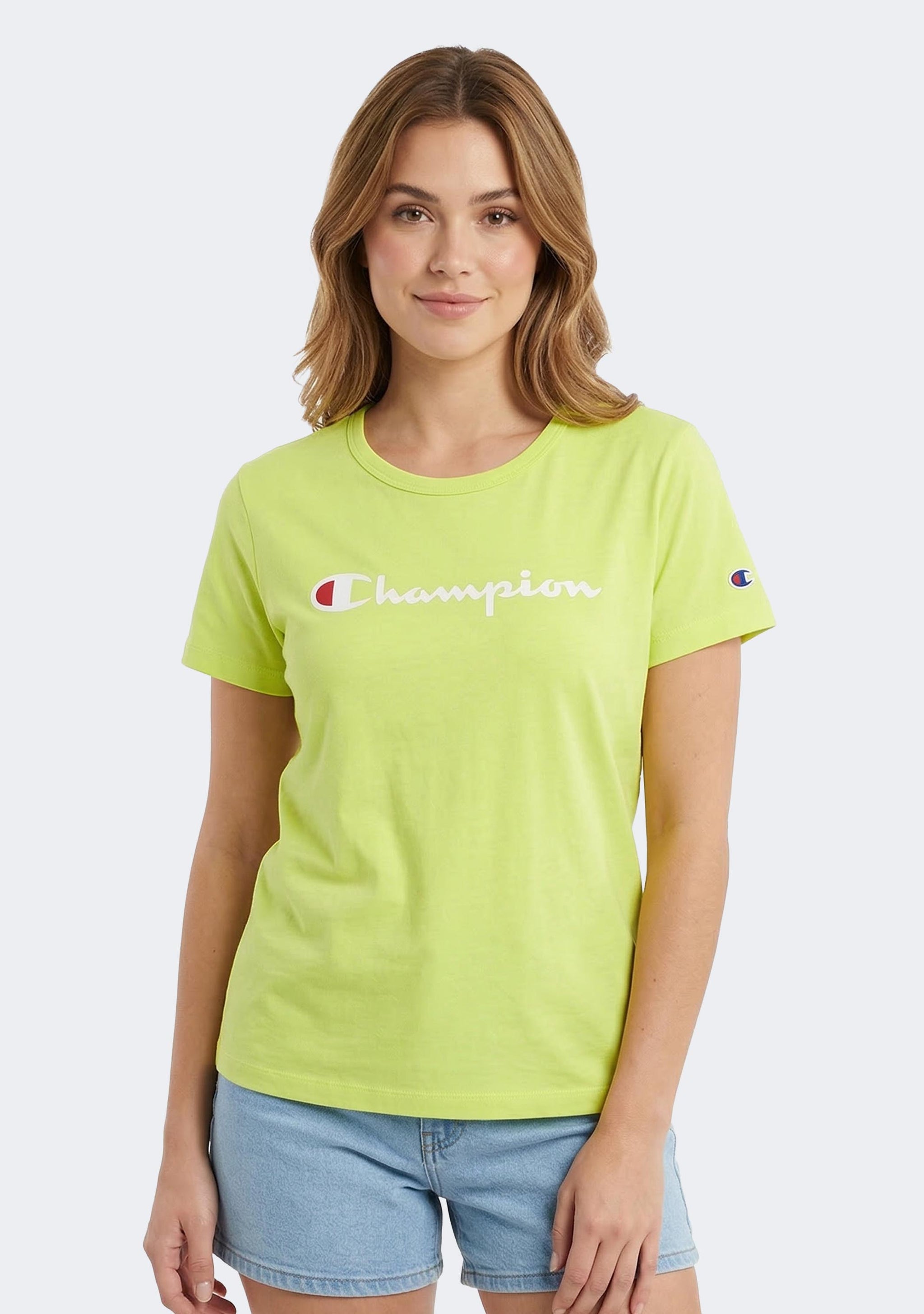 Champion Women's Script Short Sleeve Tee