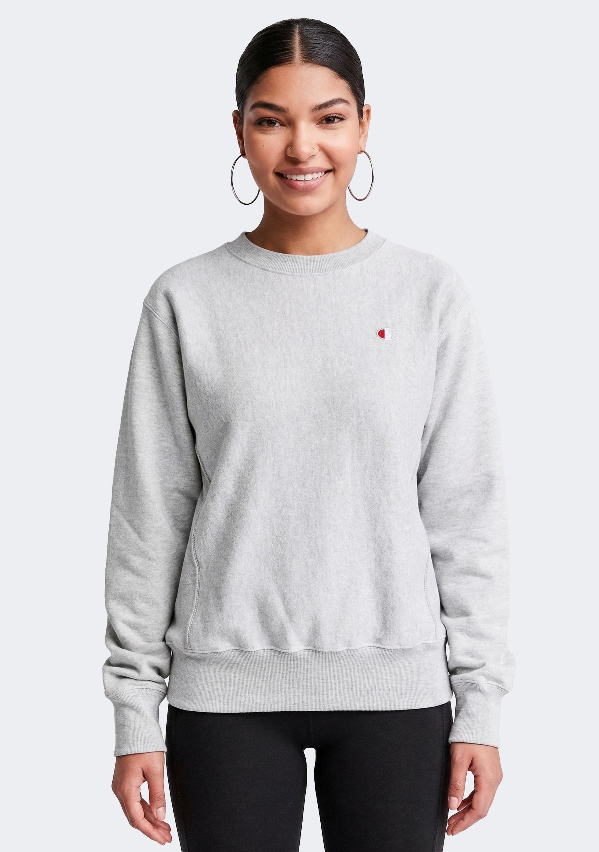 Champion Women’s Reverse Weave Small C Logo Crew