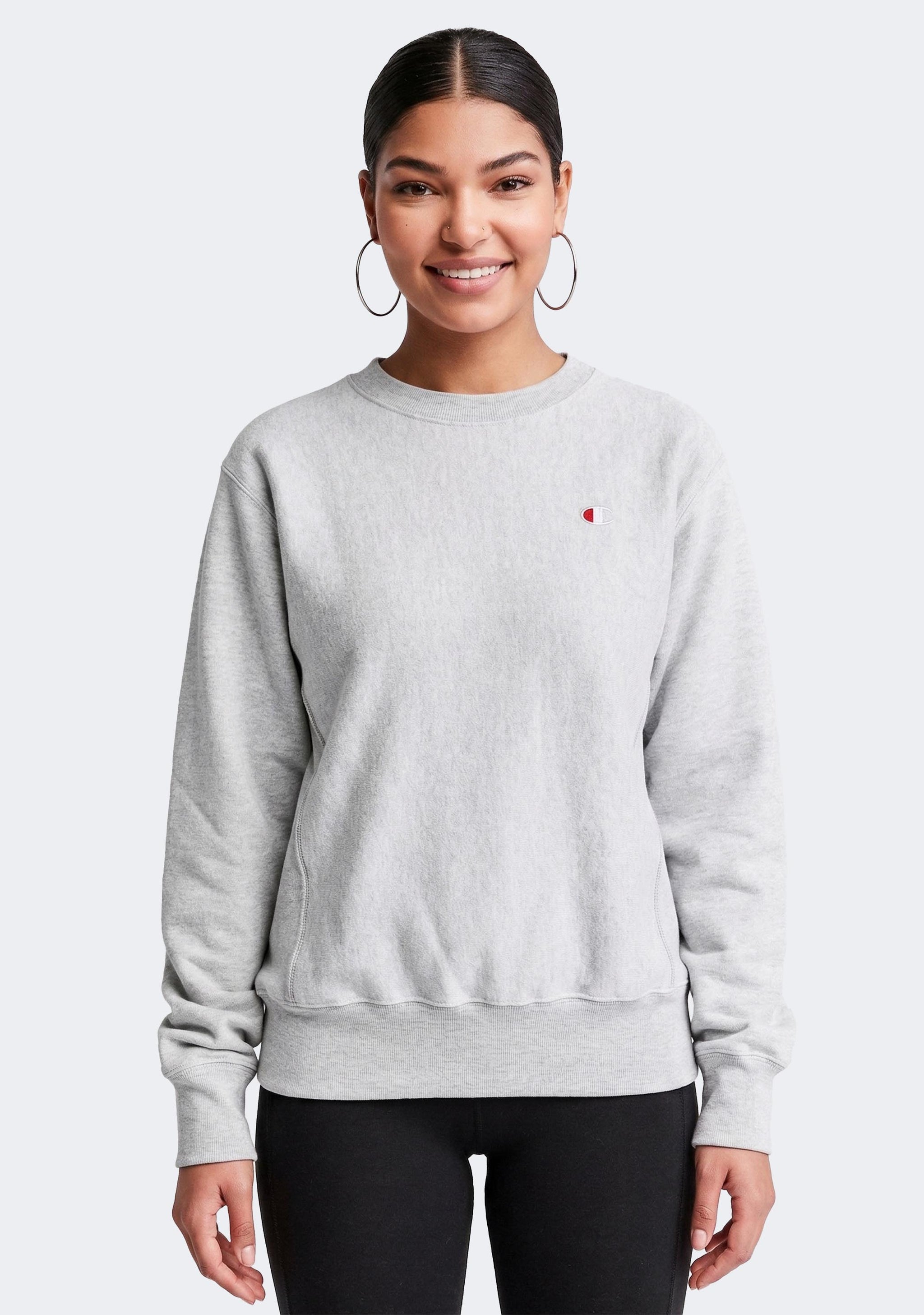 Champion Women’s Reverse Weave Small C Logo Crew