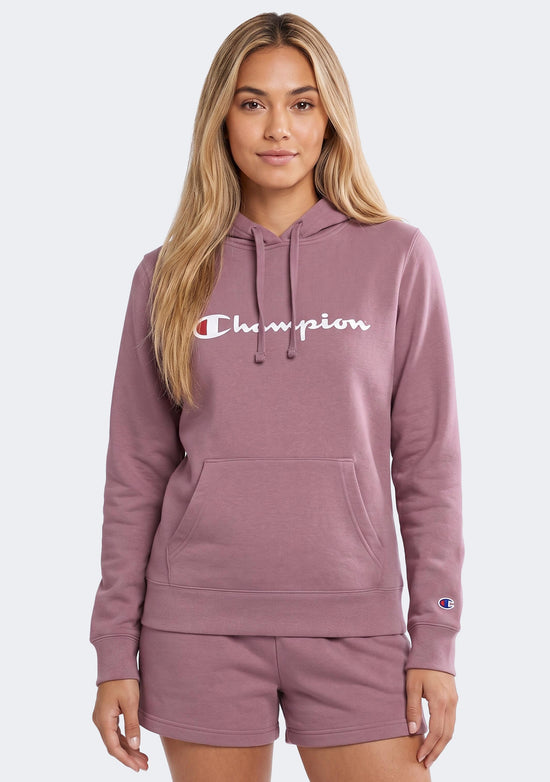 Champion Women’s Script Hoodie Lilac