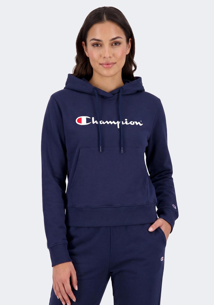 Champion Women’s Script Hoodie Navy