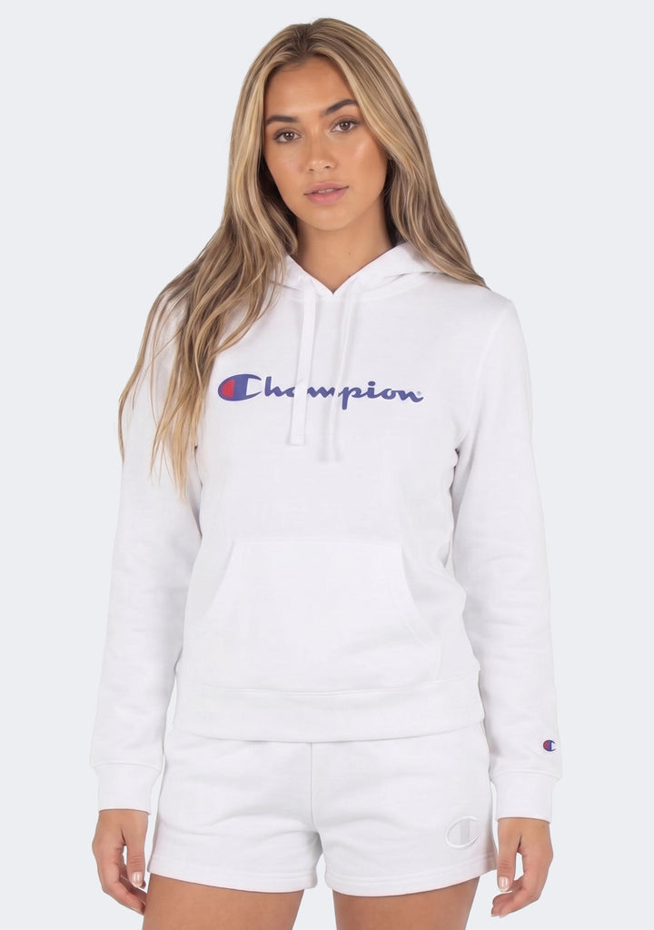Champion Women’s Script Hoodie White