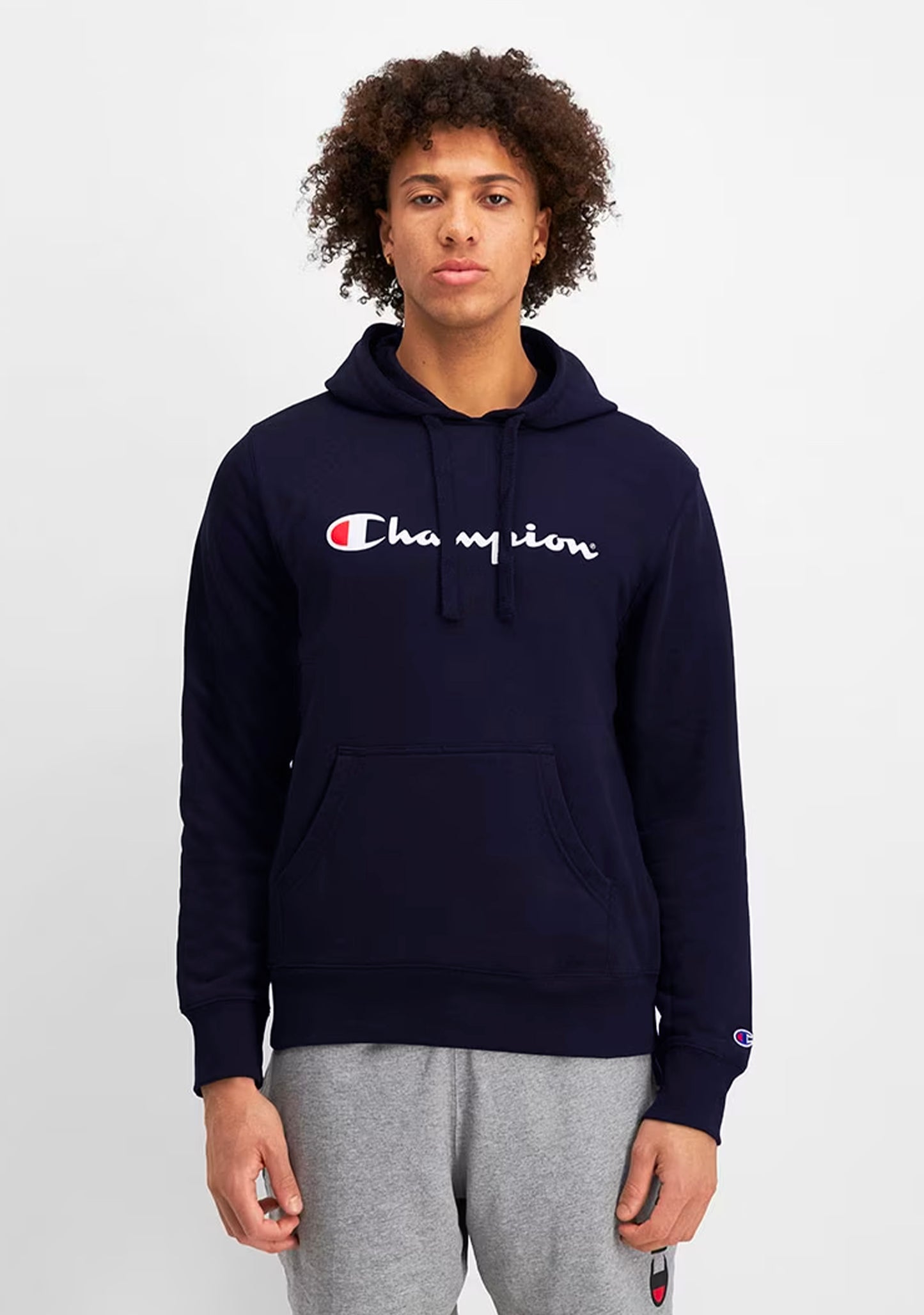 Champion Men’s Script Hoodie Navy