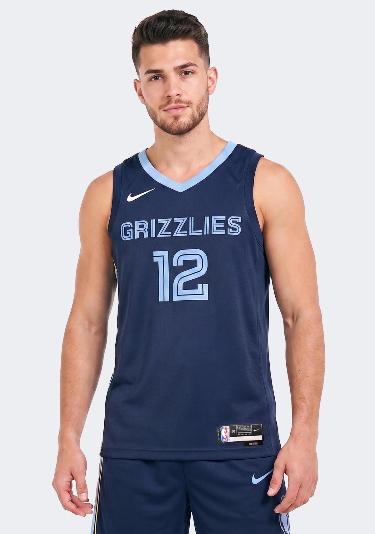 Nike Men's Memphis Grizzlies 22/23 Ja Morant Icon Edition Swingman NBA Jersey