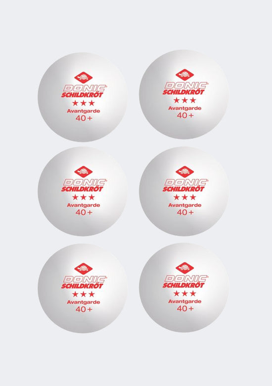 Donic Schildkrot 6 Pack Avantgarde Table Tennis Balls