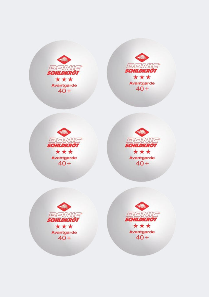 Donic Schildkrot 6 Pack Avantgarde Table Tennis Balls