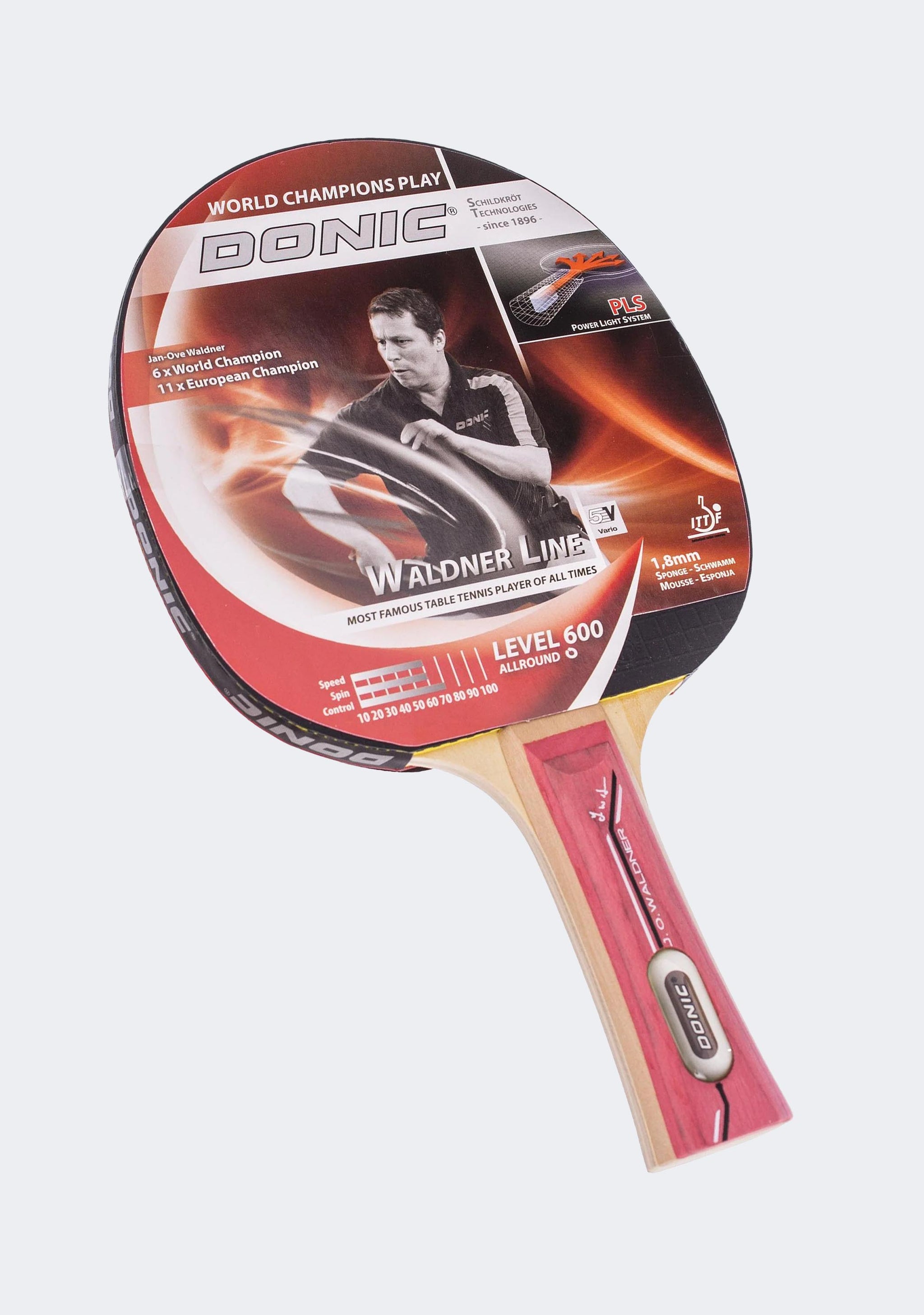 Donic Schildkrot Waldner Line Level 600 Table Tennis Bat