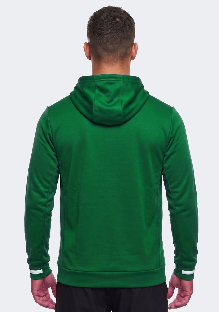 Adidas Men's Team 19 Pullover Hoodie Green/White