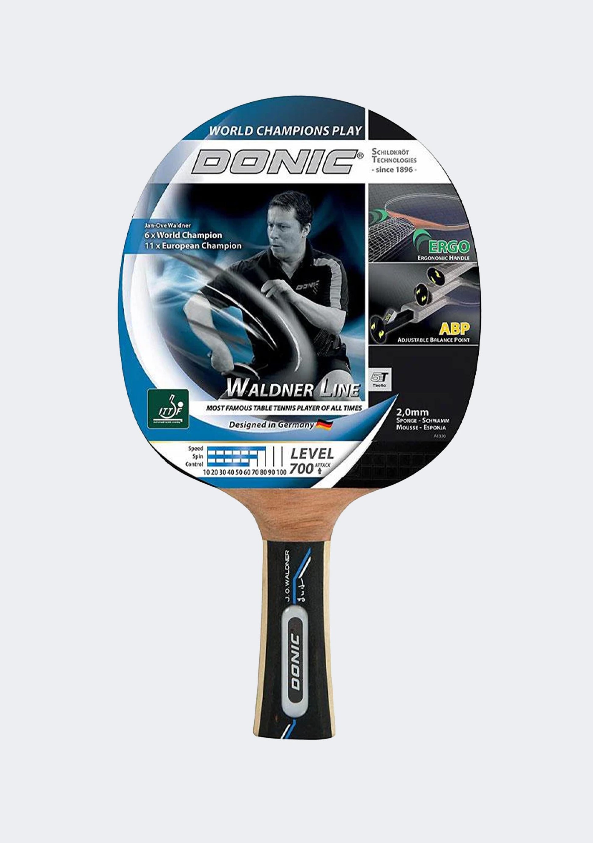 Donic Schildkrot Waldner Line Level 700 Table Tennis Bat