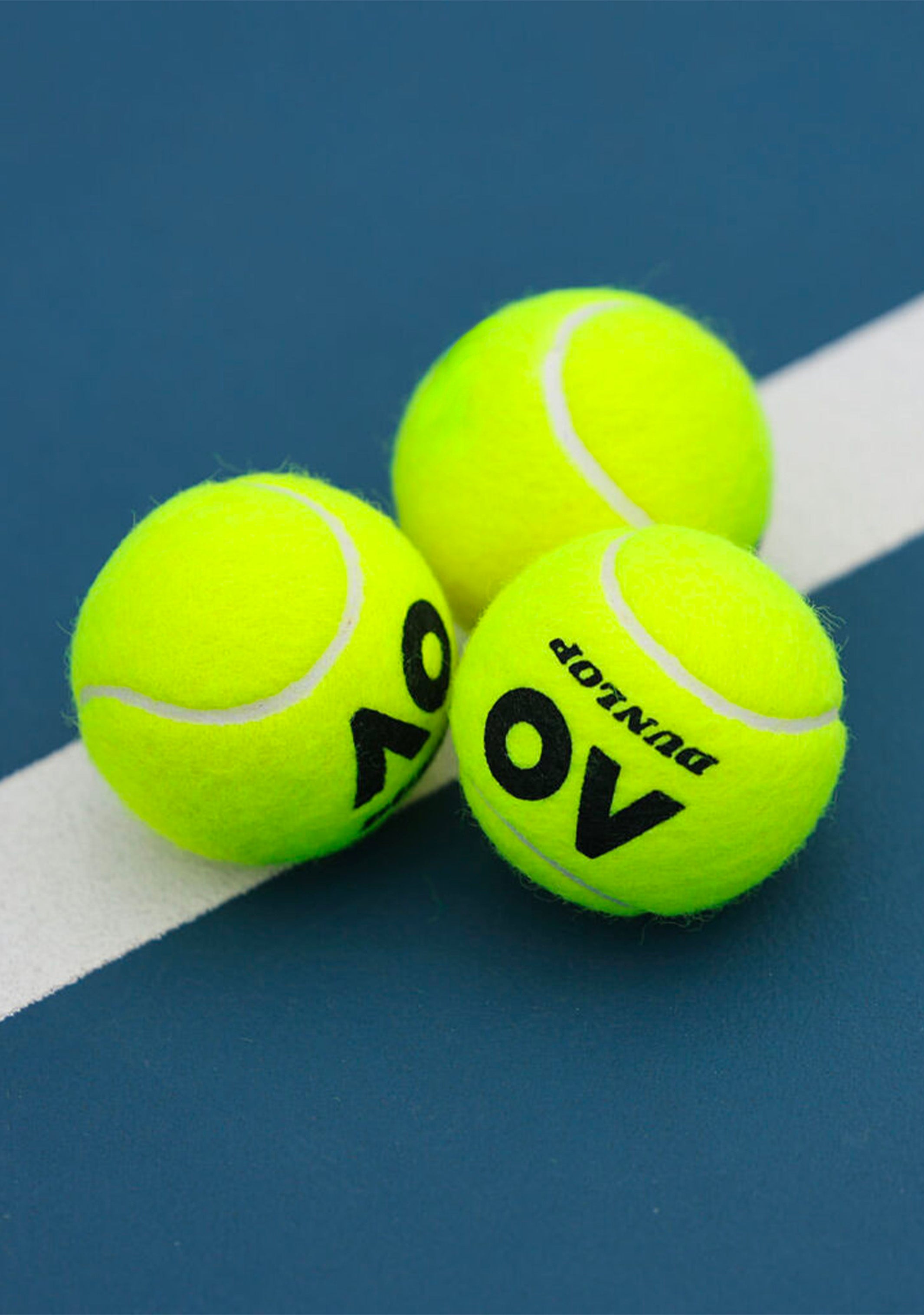 Dunlop Australian Open Official Tennis Ball 4 Pack