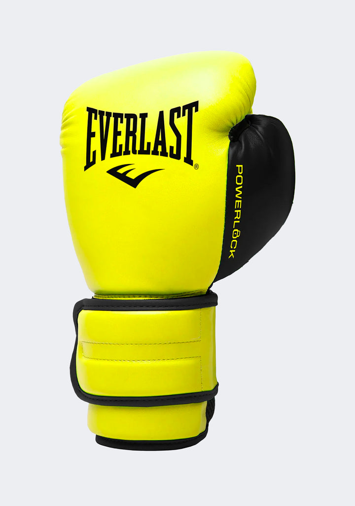 Everlast Powerlock2 Boxing Gloves 12oz Neon Yellow/Black
