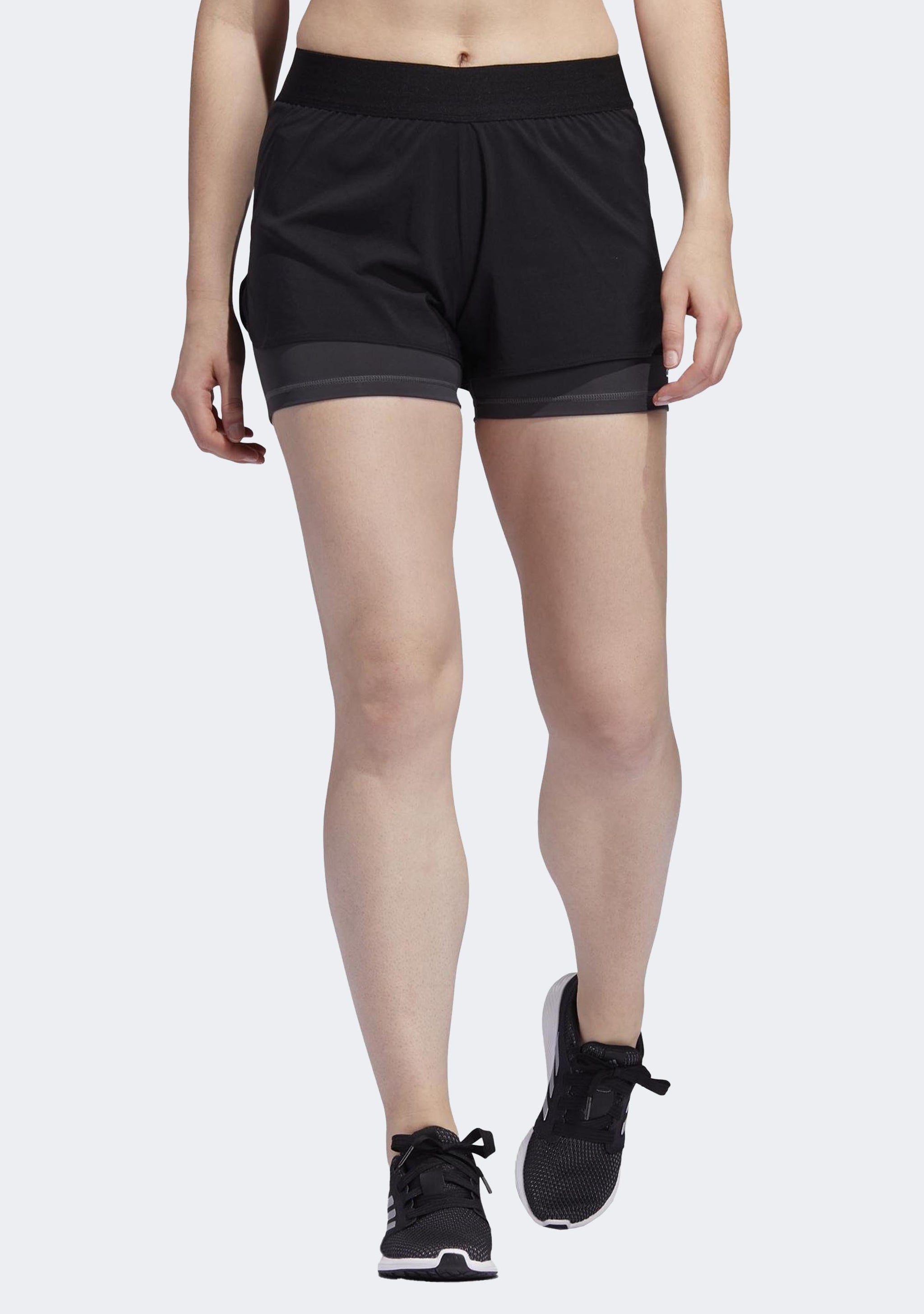 Adidas Women's Alphaskin Two-in-One Shorts