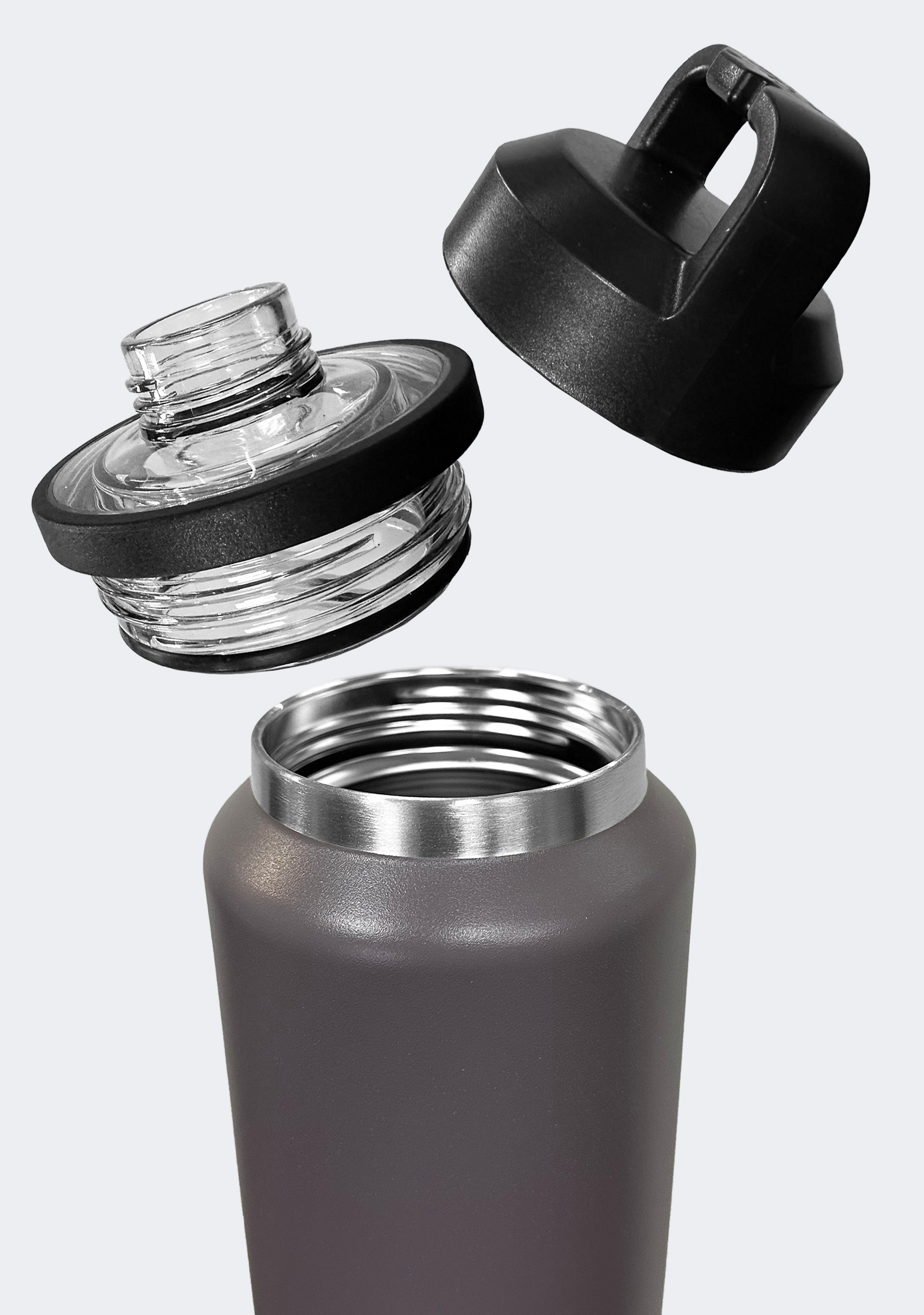 Fridgy 1080mL Grip Range Water Bottle Grey