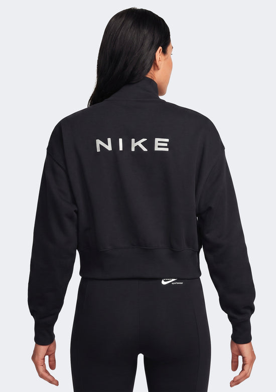 Nike Women's Sportswear Cropped Fleece Half Zip