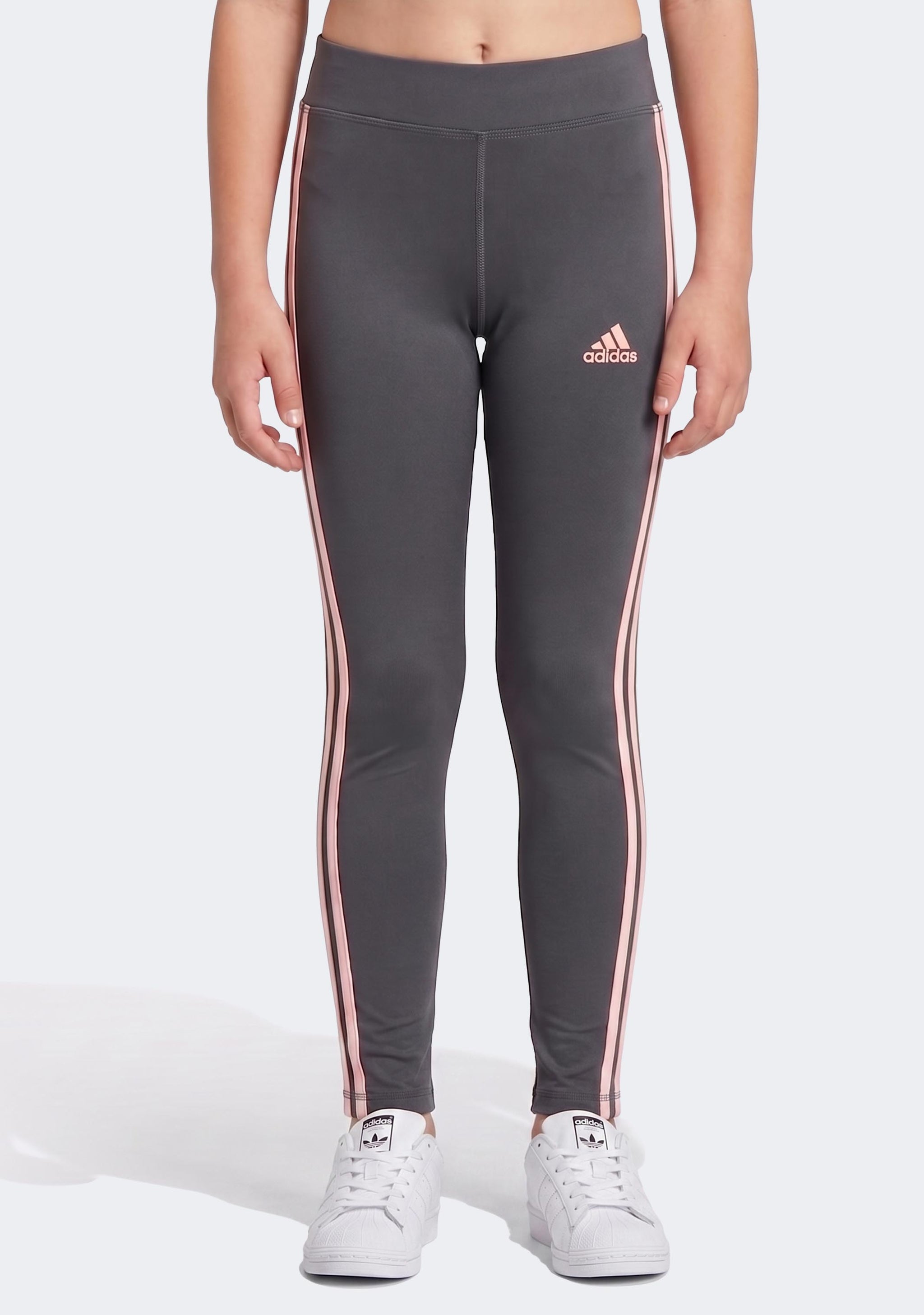 Adidas Girls' Training Equipment 3-Stripes Leggings