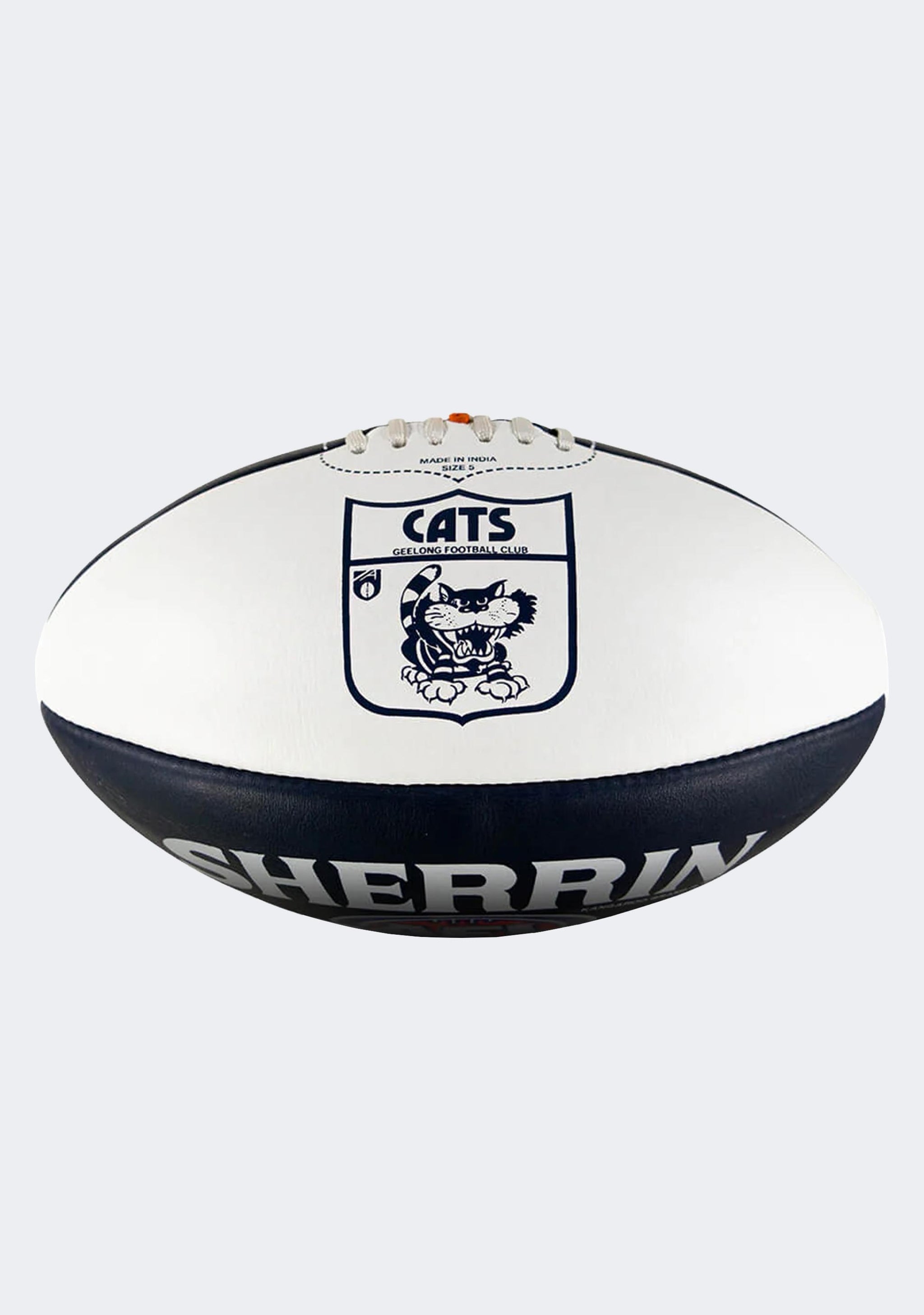 Sherrin Geelong Cats Team Leather Football