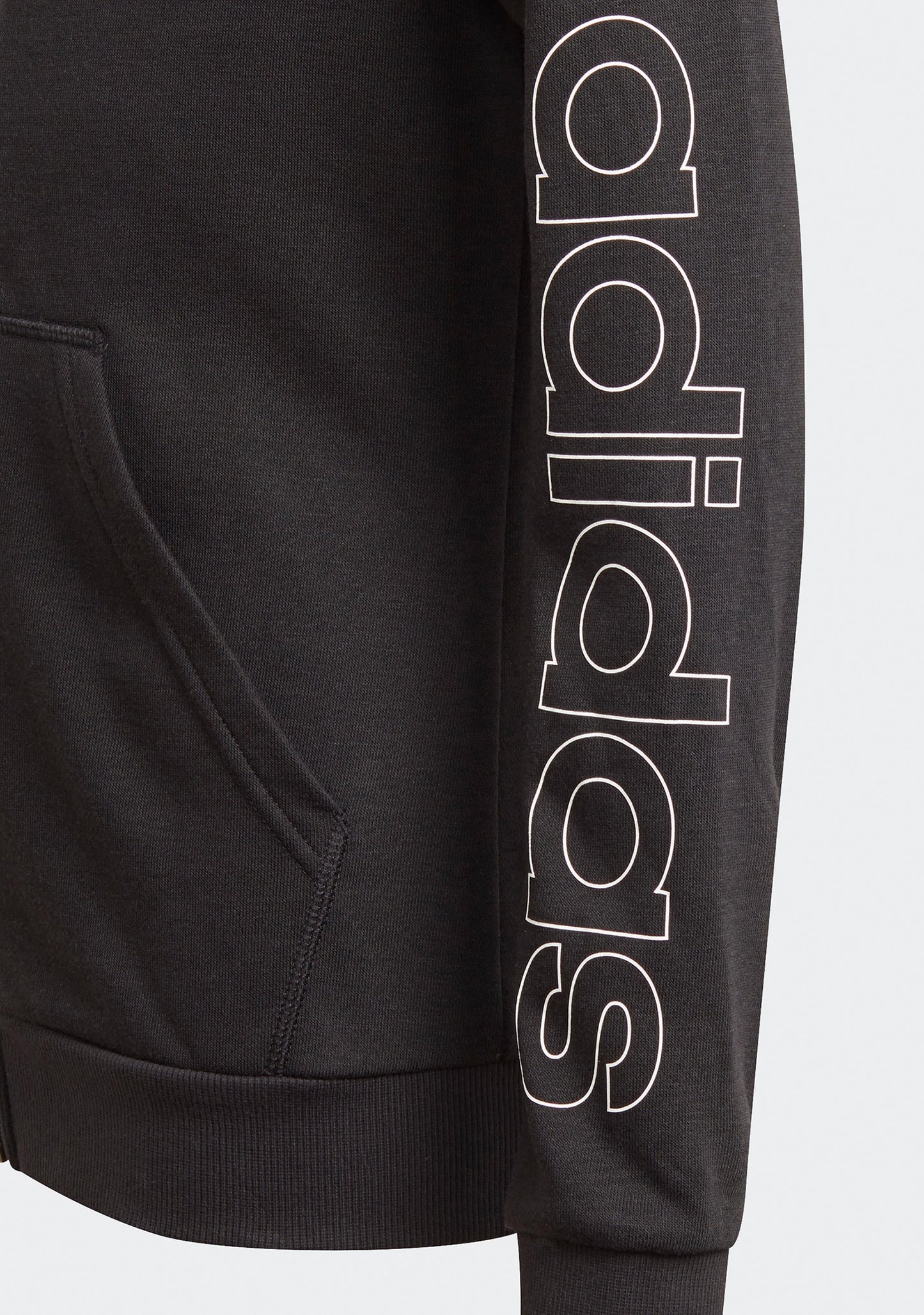 Adidas Girls' Linear Full Zip Hoodie