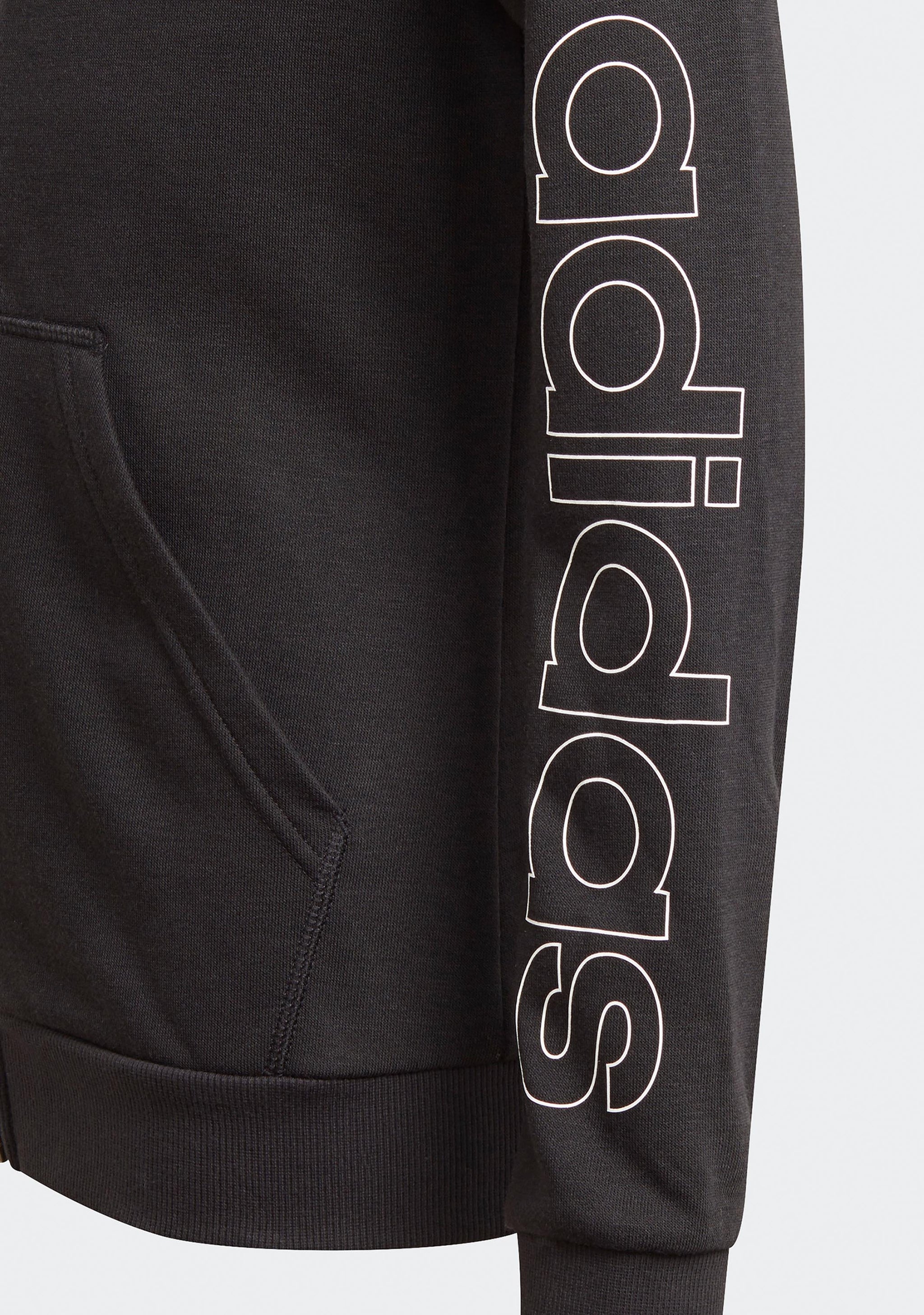 Adidas Girls' Linear Full Zip Hoodie