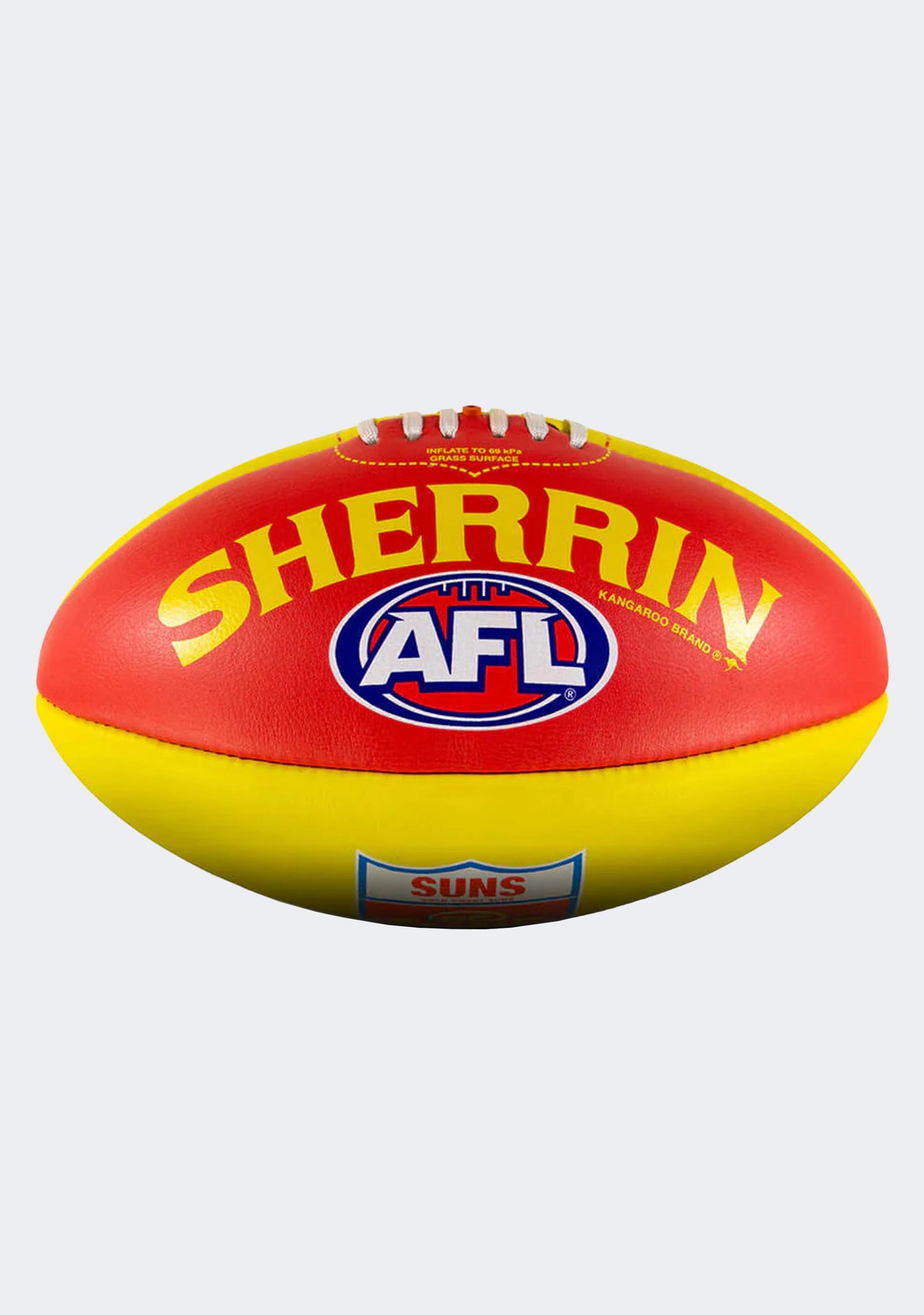 Sherrin Gold Coast Suns Team Leather Football