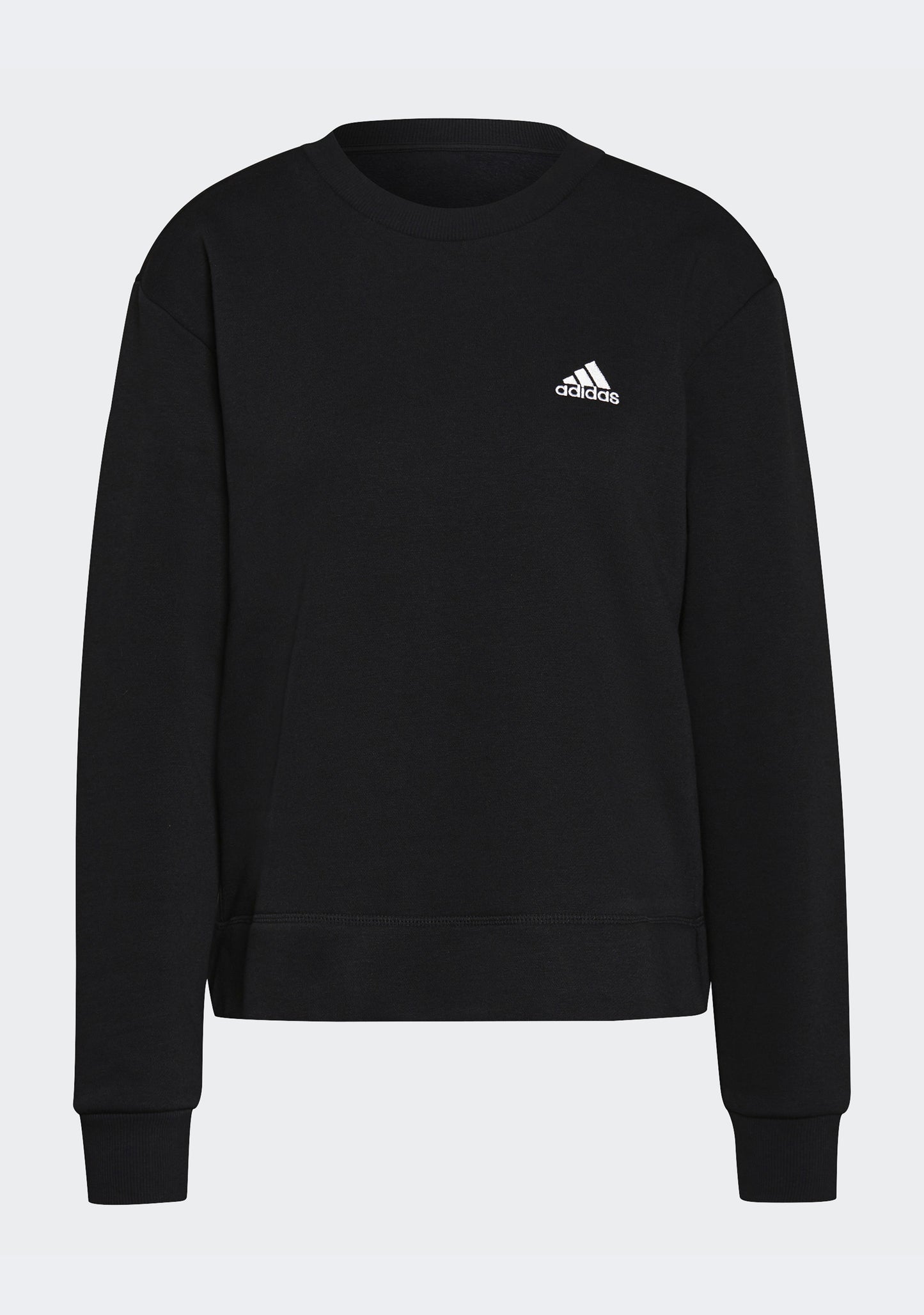 Adidas Women's Essentials Small Logo Fleece Cropped Sweatshirt