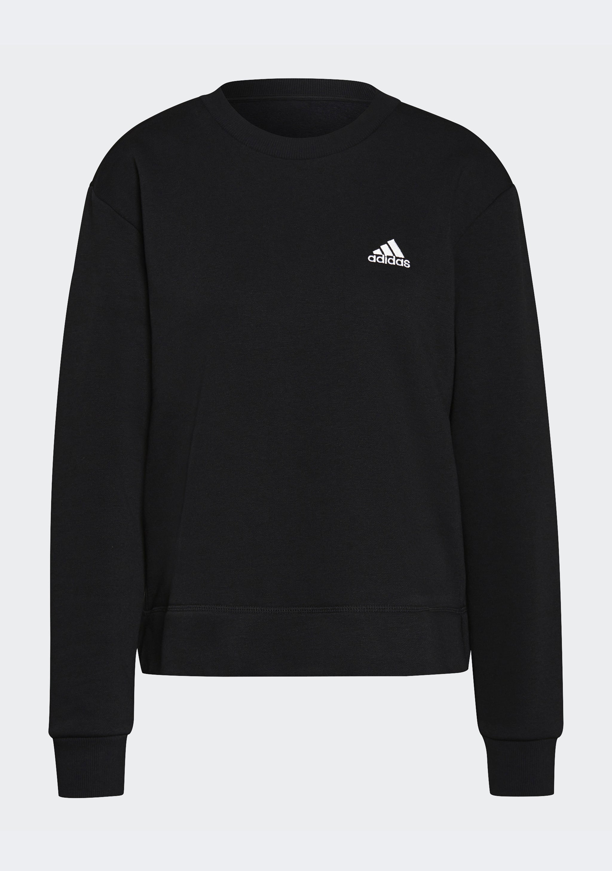 Adidas Women's Essentials Small Logo Fleece Cropped Sweatshirt