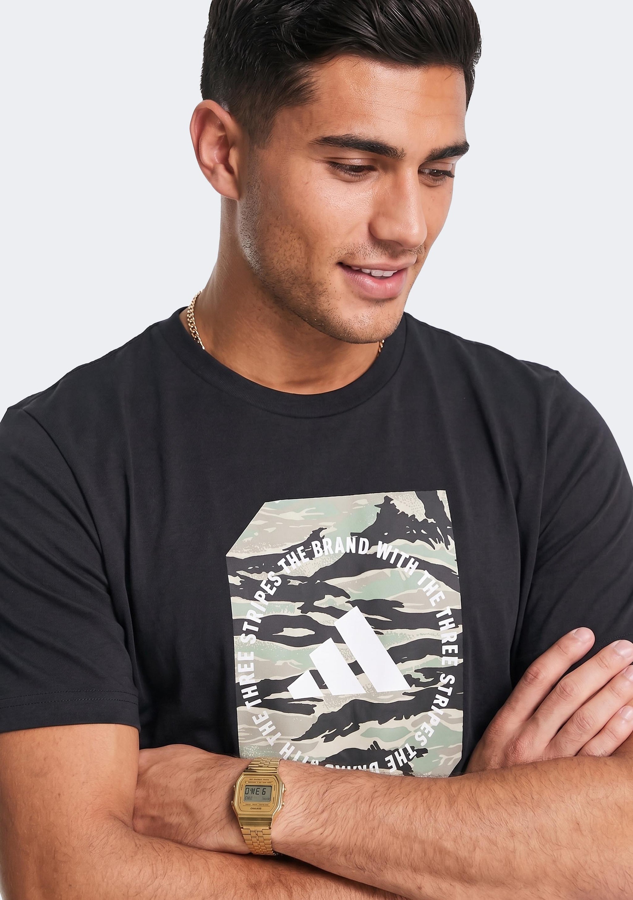 Adidas Men's Camo Shape Graphic Tee